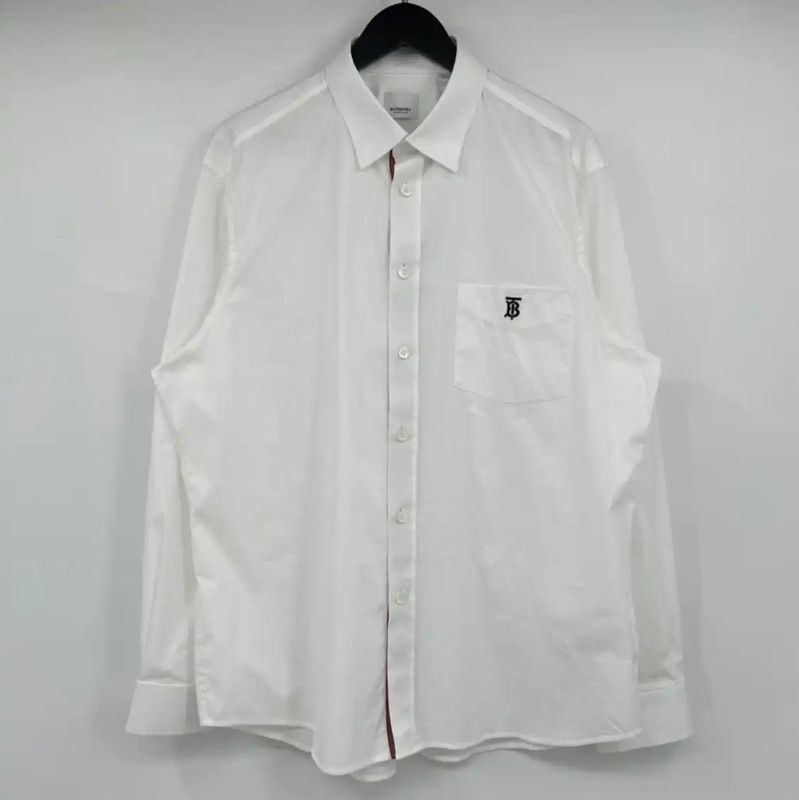 Burberry Burberry White Cotton Long Sleeve Shirt Size US XXL / EU 58 / 5 - 1 Thumbnail