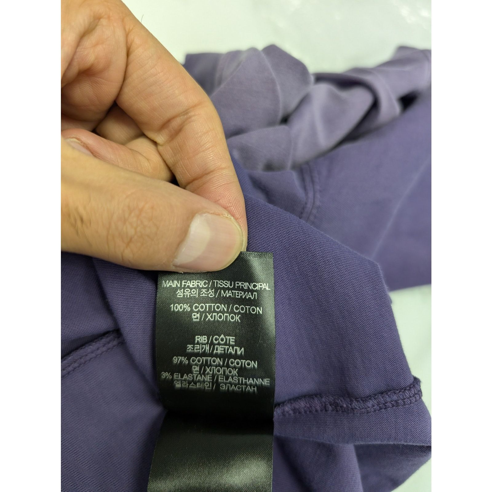 Vetements o1rshd1 Infinite Logo T-Shirt in Purple Size US XS / EU 42 / 0 - 17 Thumbnail