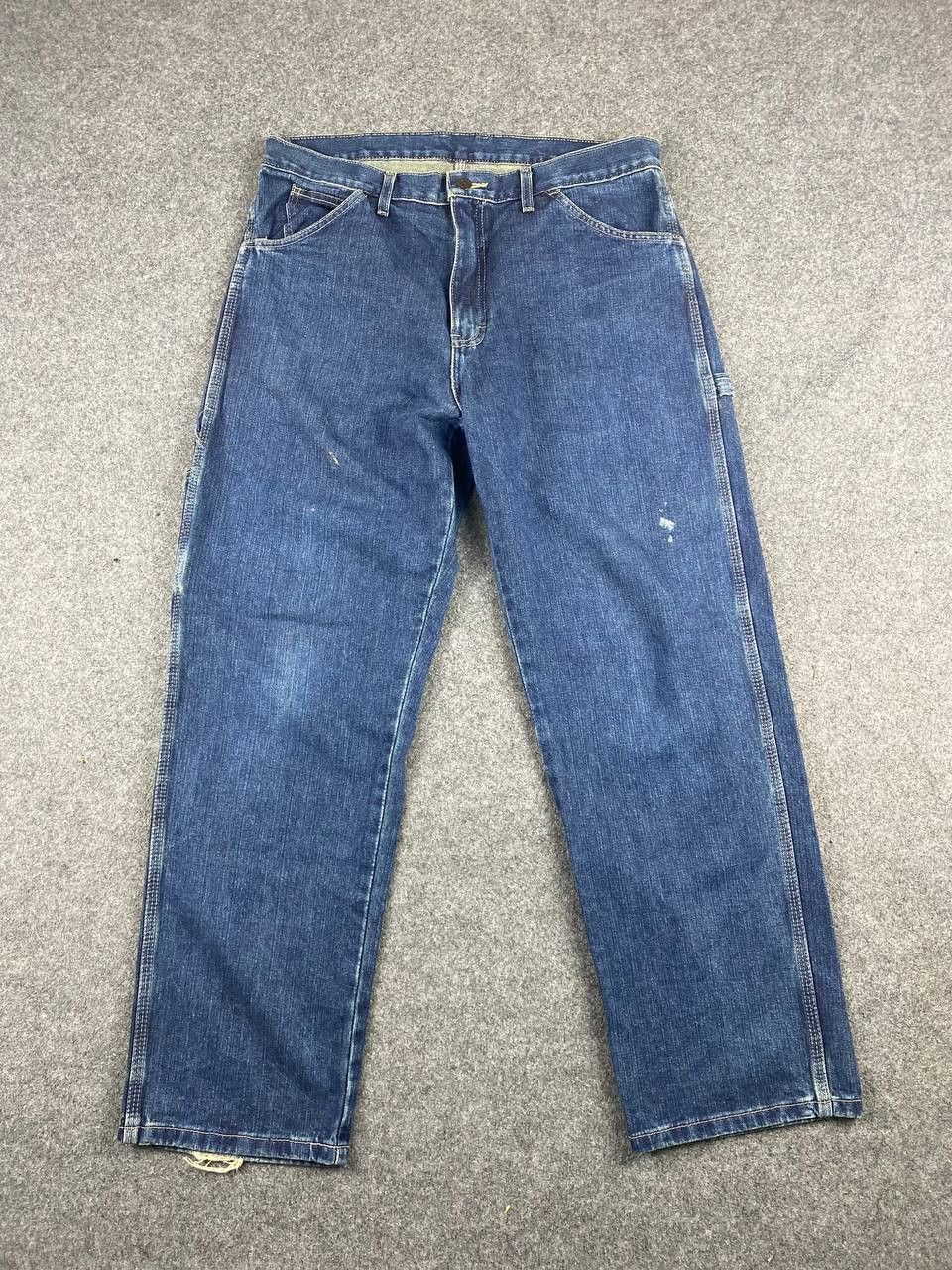 Dickies dickies carpenter baggy denim nice design Size US 36 / EU 52 - 7 Thumbnail