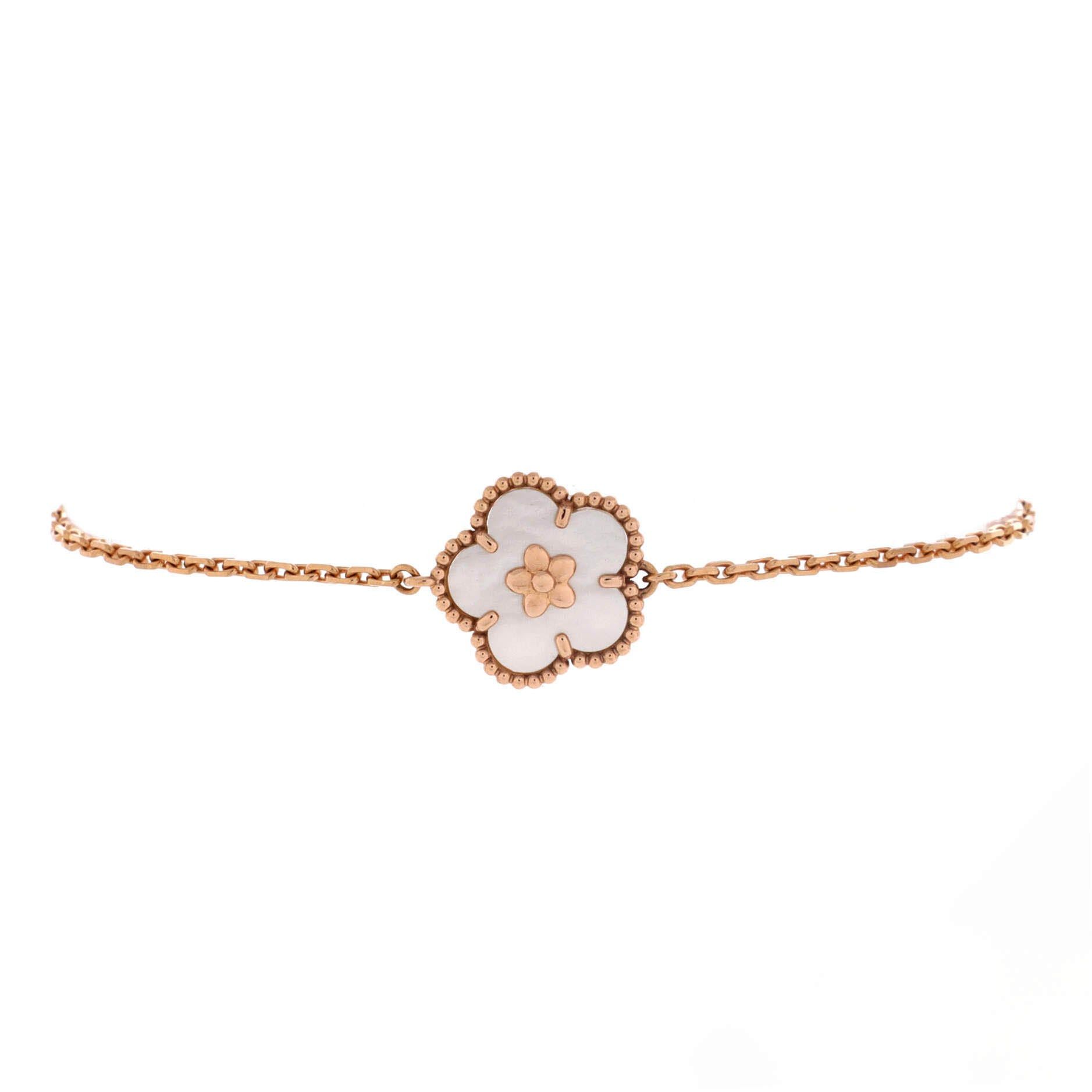 Van Cleef & Arpels Lucky Spring Plum Blossom Bracelet Size ONE SIZE - 1 Thumbnail