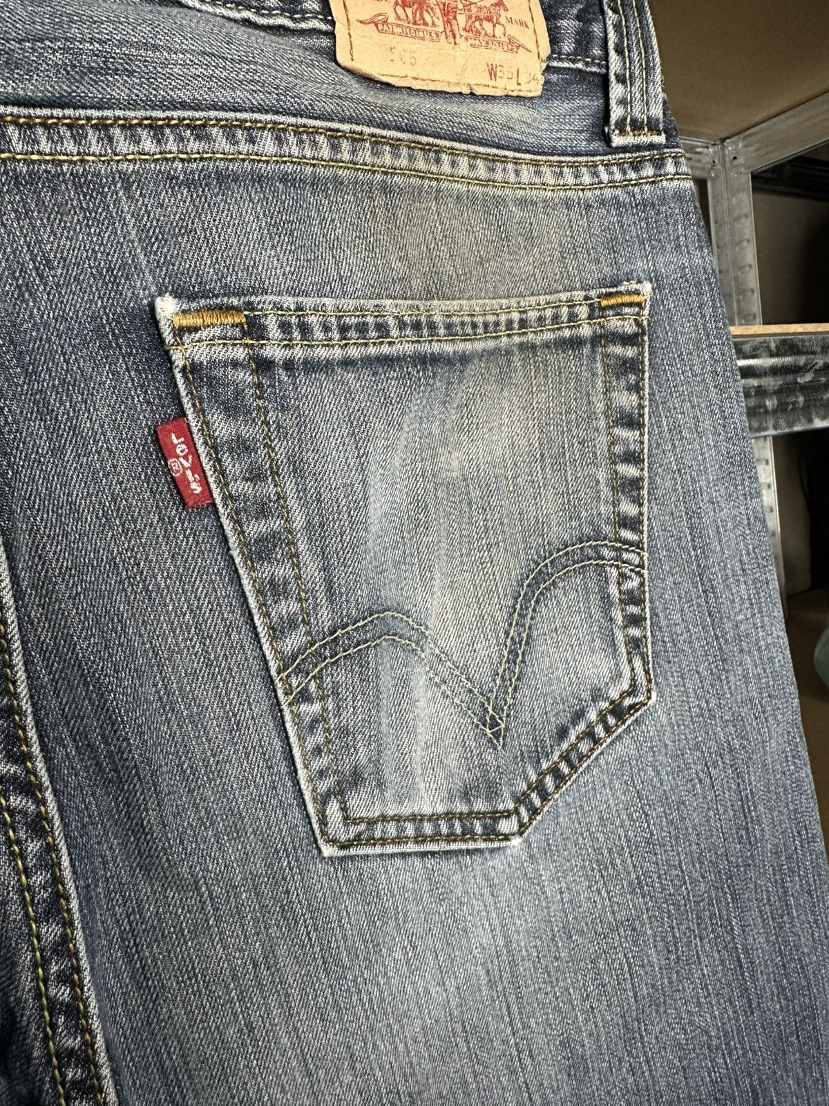 Levi's Levi's 506 Straight Jeans W36 L34 Denim Faded Pants Size US 36 / EU 52 - 13 Thumbnail