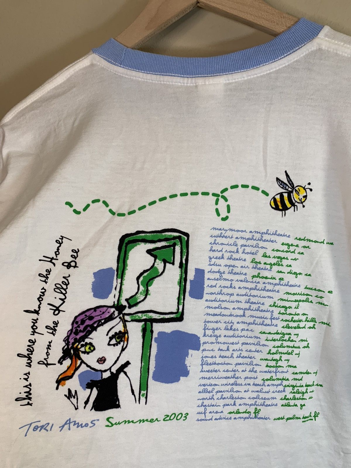 Band Tees × Vintage RARE Vintage Tori Amos I’m Glad You’re On My Side Tour Shirt Size US XL / EU 56 / 4 - 4 Thumbnail
