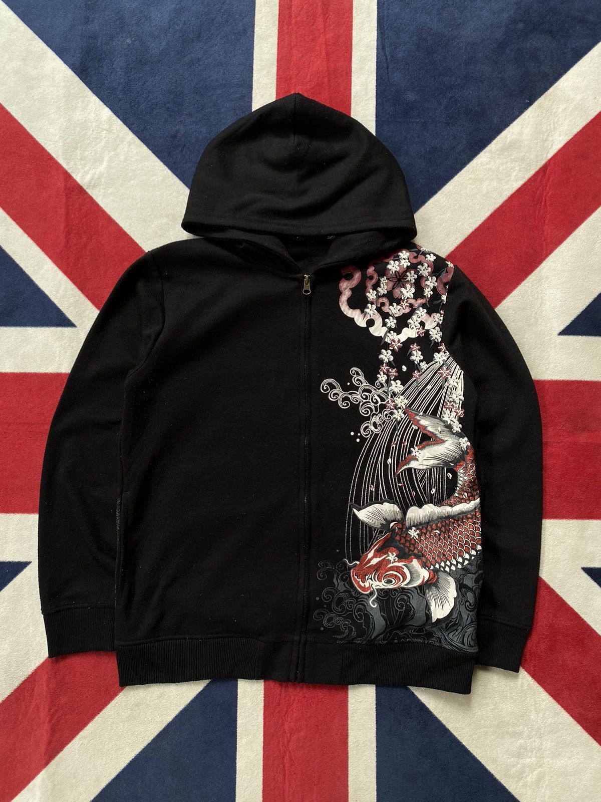 Designer × Japanese Brand Zip Hoodie Japanese Brand Sukajan Karakuri Size M / US 6-8 / IT 42-44 - 1 Thumbnail