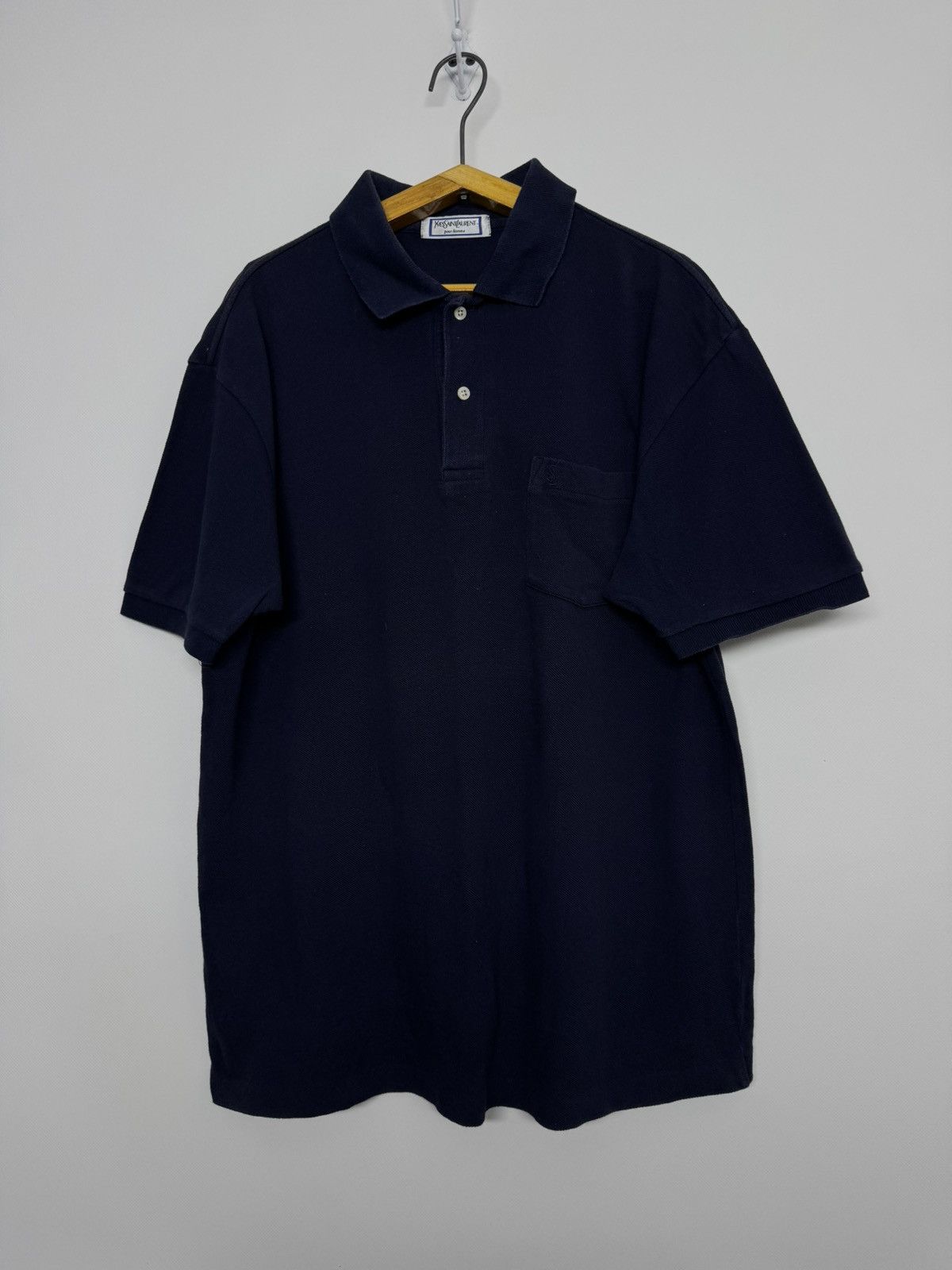 Yves Saint Laurent Rare Vintage Yves Saint Laurent Polo Shirt YSL Tee Size US L / EU 52-54 / 3 - 4 Thumbnail