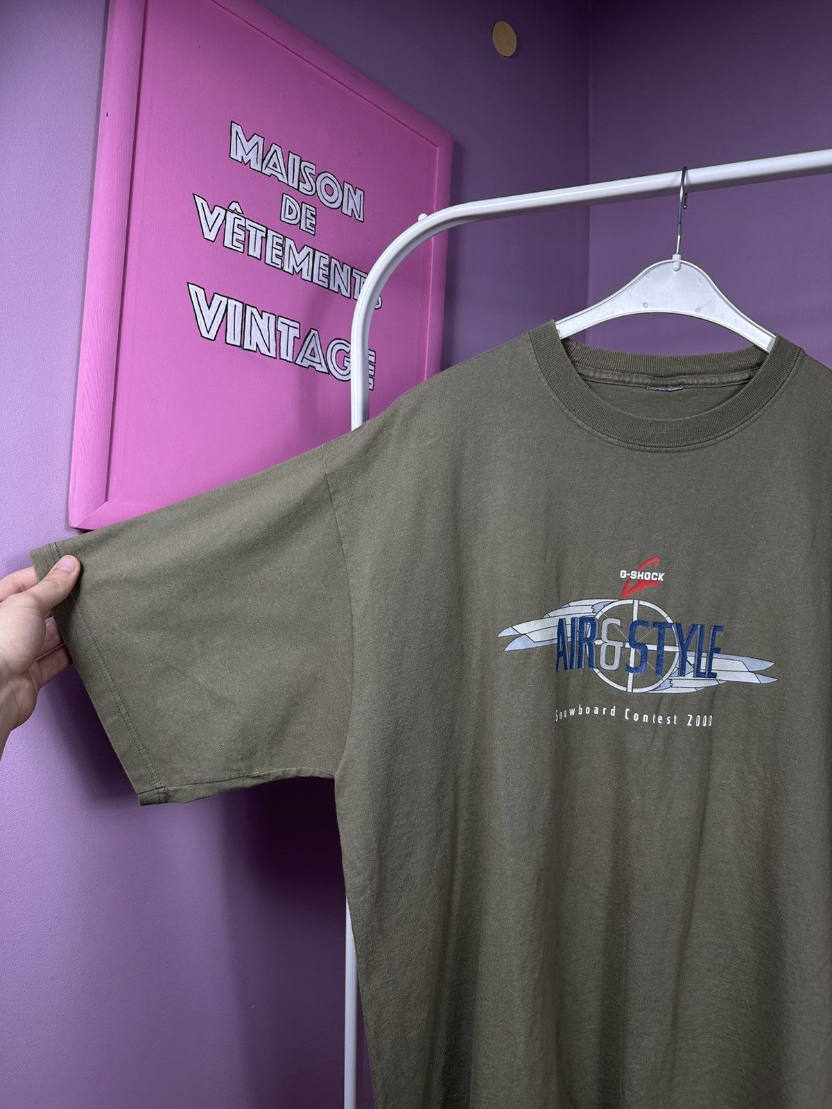 Quiksilver 2000 Quiksilver X G-Shock T-Shirt Snowboard Contest Size US L / EU 52-54 / 3 - 7 Thumbnail