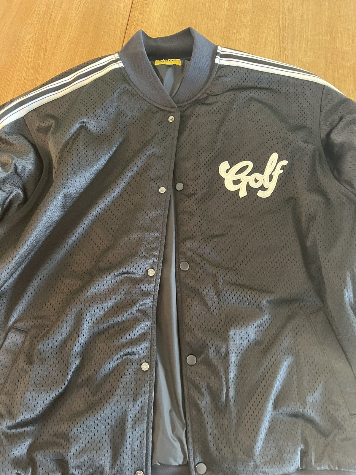 Mesh baseball jacket