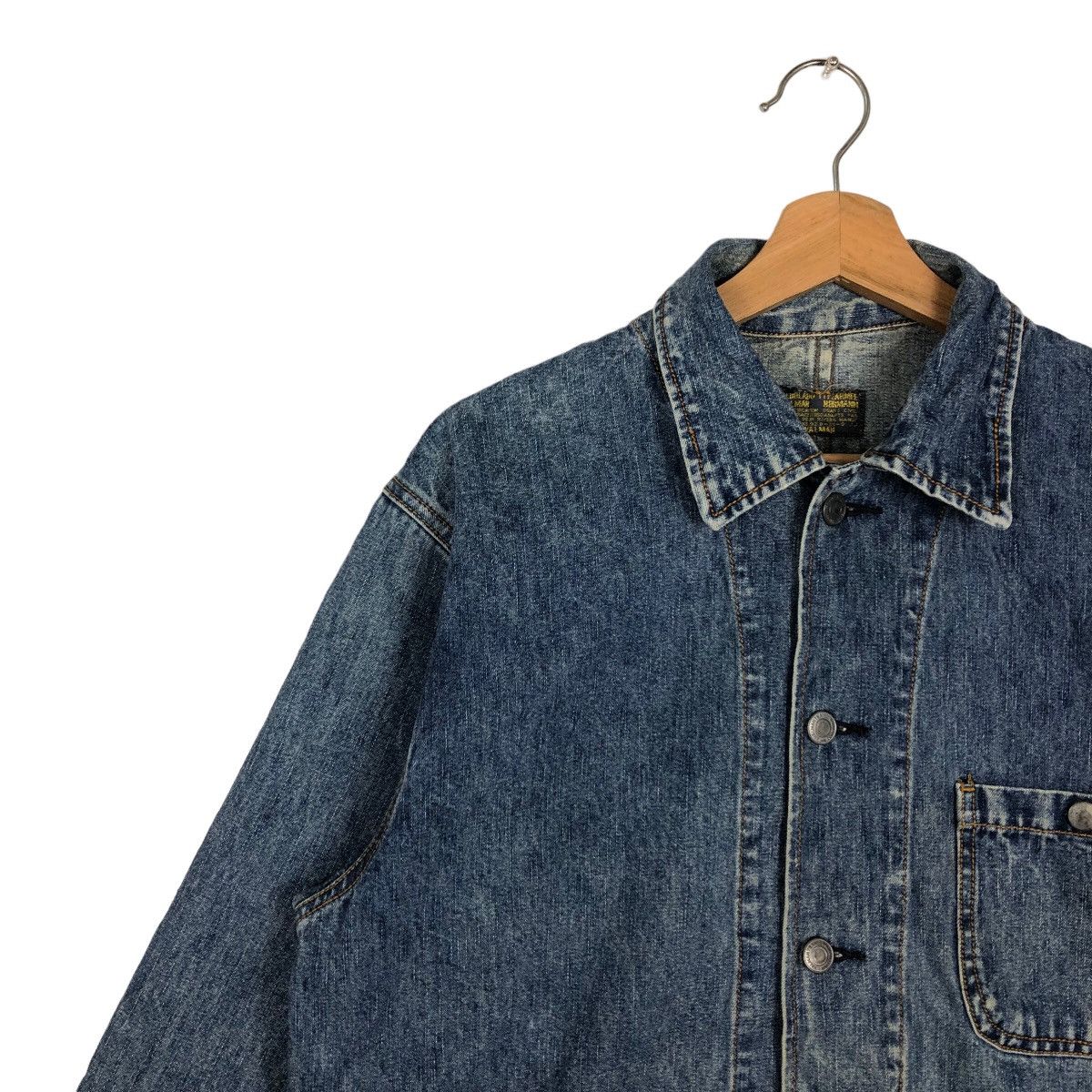 Buzz Rickson's 🔥80’s Denim Work Hikory Chore Jacket Valman Size US M / EU 48-50 / 2 - 6 Thumbnail