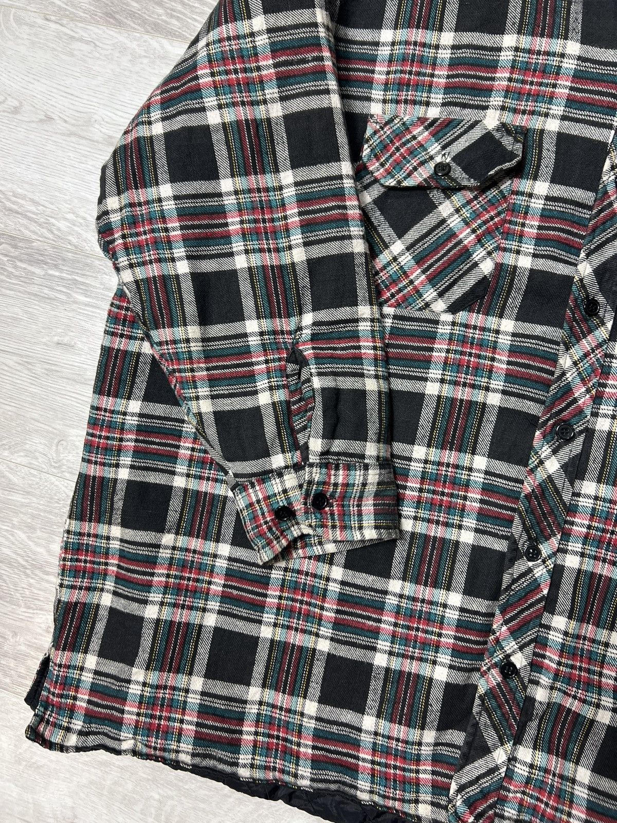 Dickies Vintage Dickies Checked Paded Over Shirt 3/4 Sleeve Jacket Size US XXL / EU 58 / 5 - 4 Thumbnail