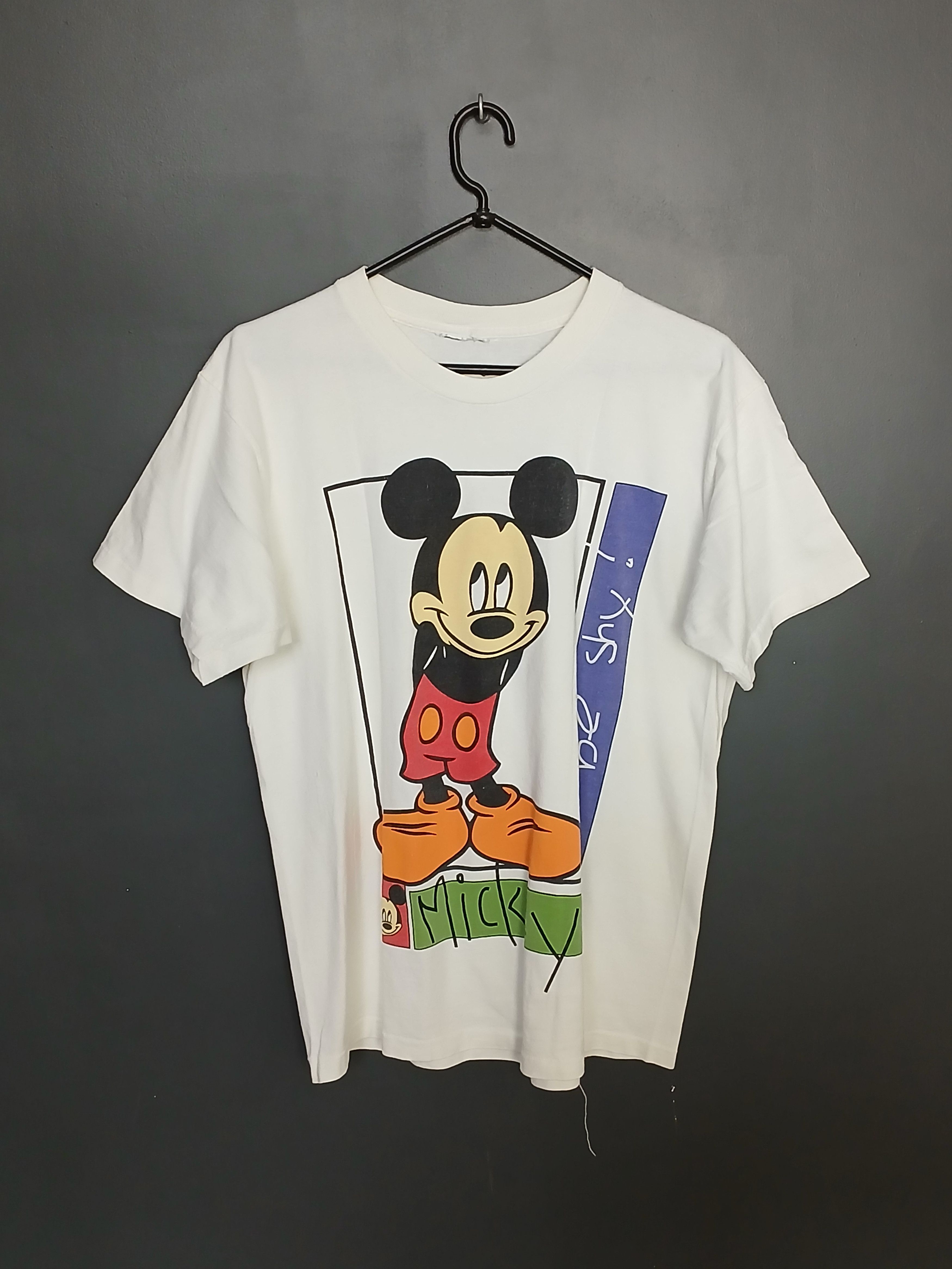 Cartoon Network × Disney × Vintage Vintage Disney Mickey Mouse Single Stitch T-Shirt Size US M / EU 48-50 / 2 - 1 Thumbnail