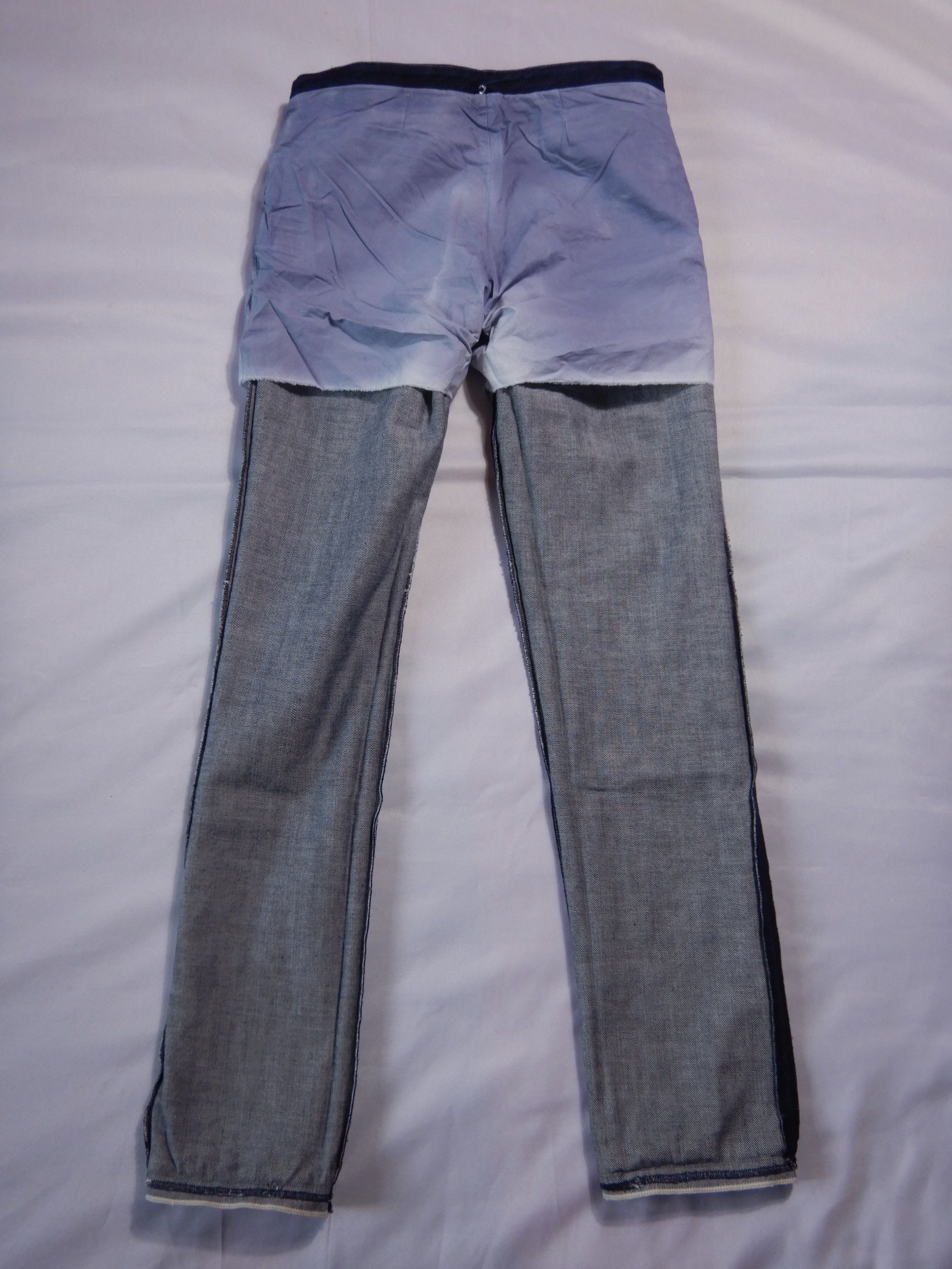 Label Under Construction Button fly indigo selvedge jeans Size US 32 / EU 48 - 11 Thumbnail