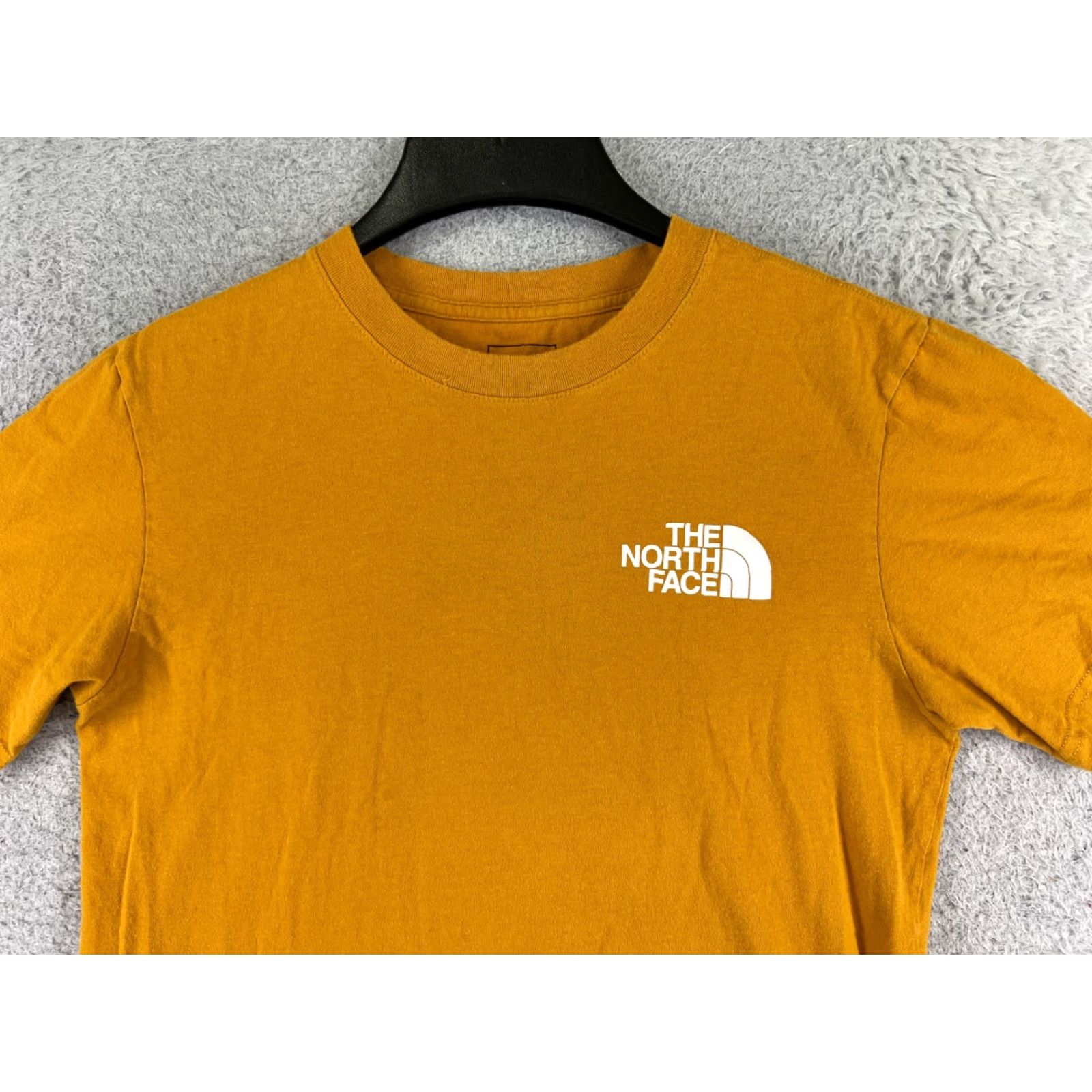 The North Face The North Face Shirt Men Small Yellow Black Short Sleeve Crew Neck 100% Cotton Logo Size US S / EU 44-46 / 1 - 4 Thumbnail
