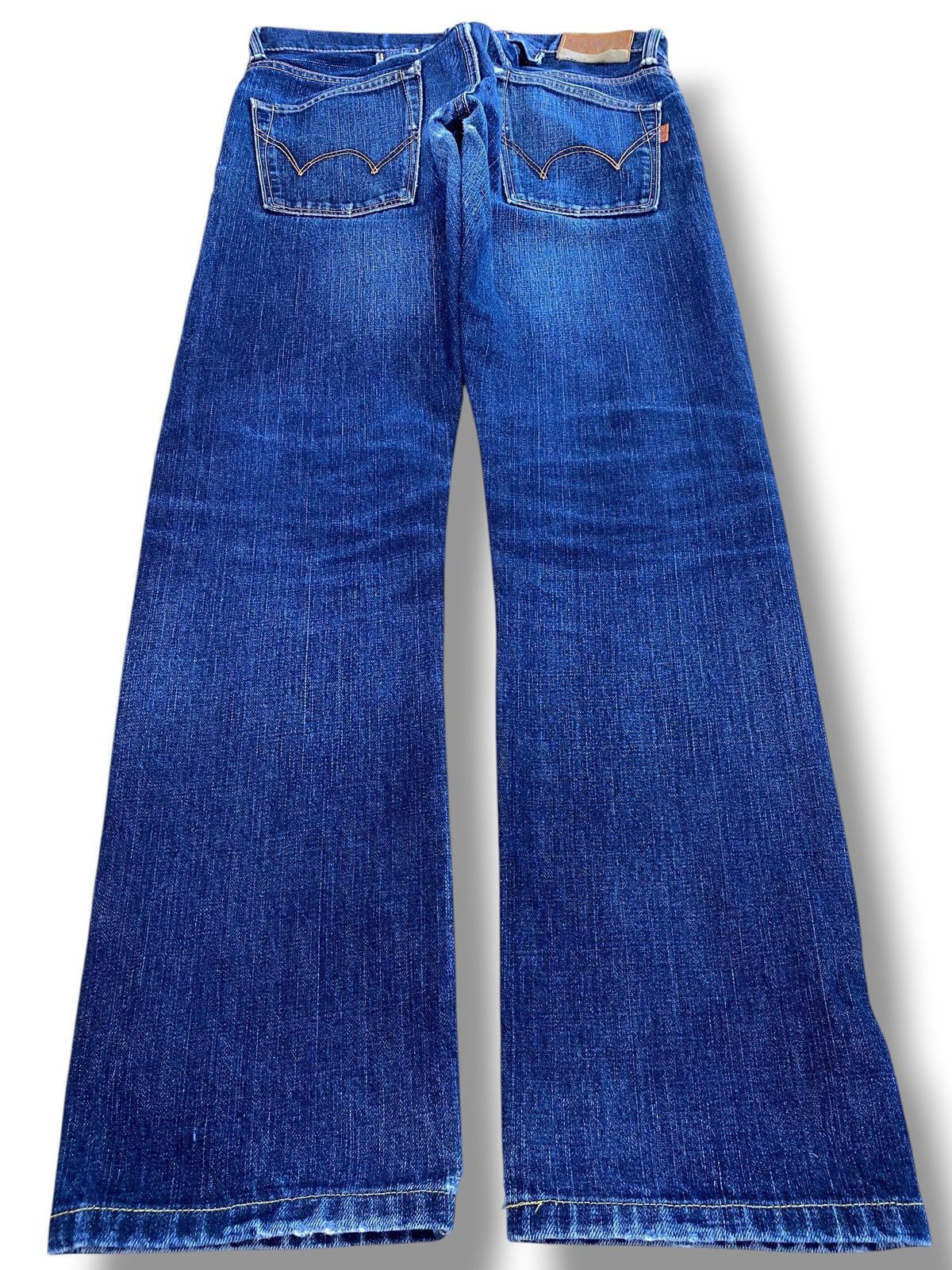 Edwin Edwin X Selvage Blue Wash Whiskered Style Loose Jeans Size US 31 - 3 Thumbnail