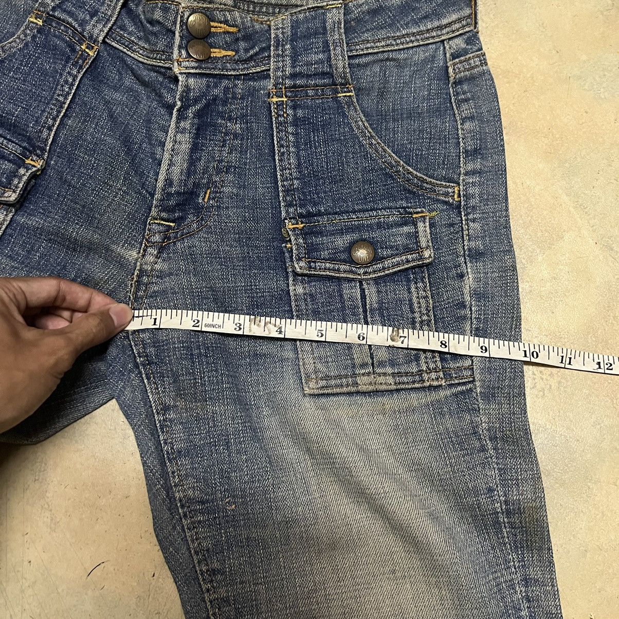 Japanese Brand × Jean Japanese Brand Bootcut Bush Pants Size US 28 / EU 44 - 10 Thumbnail