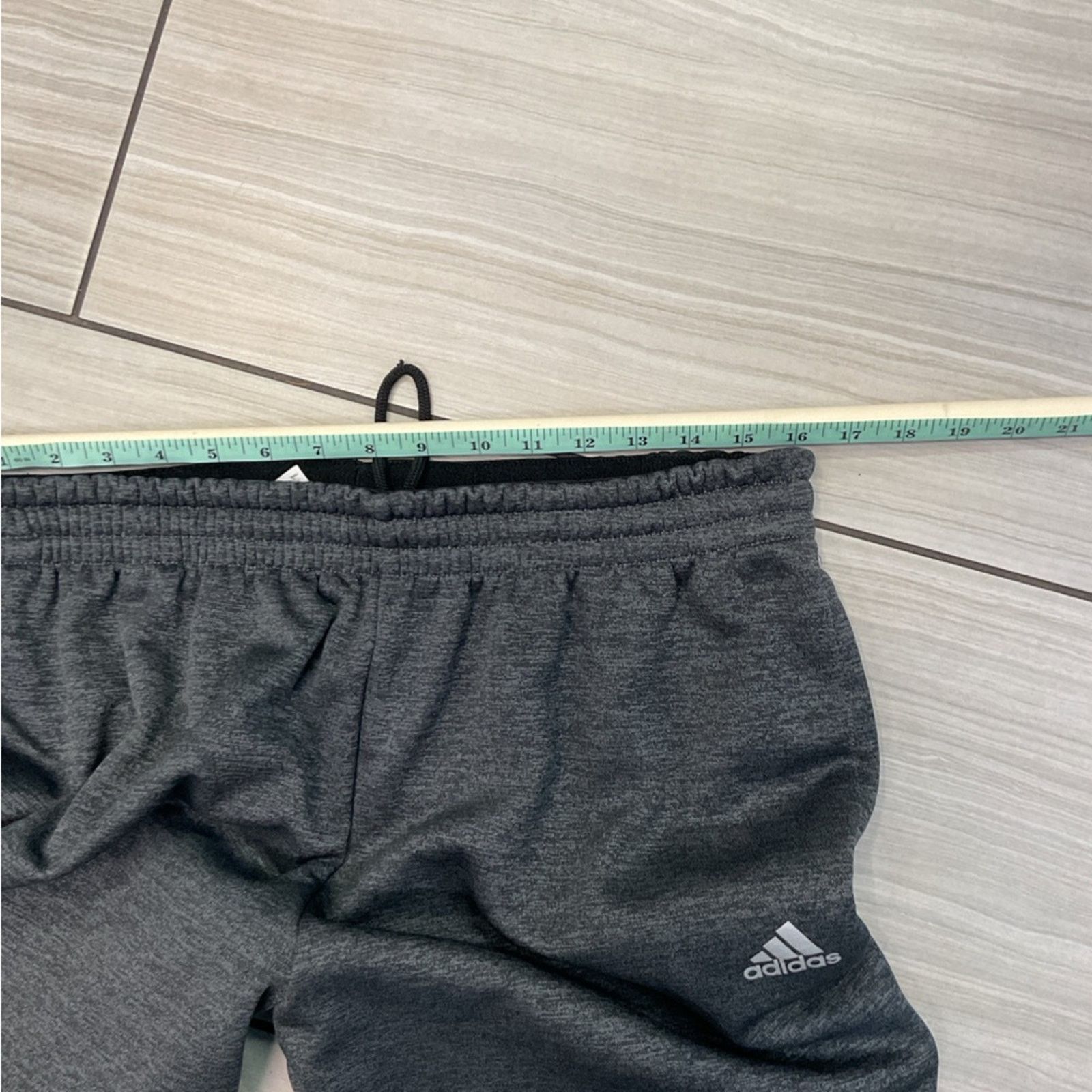 Adidas Adidas Gray Men’s Athletic Joggers Size US 32 / EU 48 - 6 Thumbnail