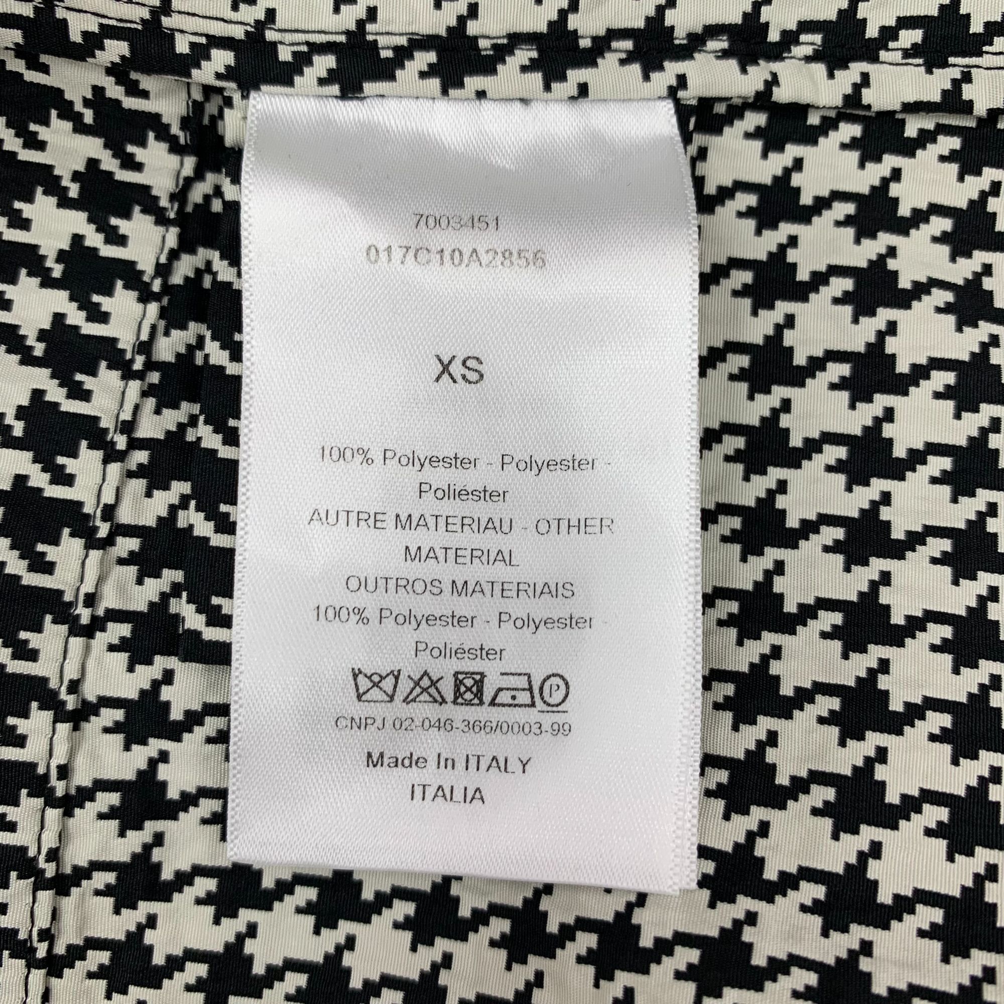 Dior Christian Dior Houndstooth Hooded Jacket XS Long Sleeve Bee Size XS / US 0-2 / IT 36-38 - 3 Thumbnail