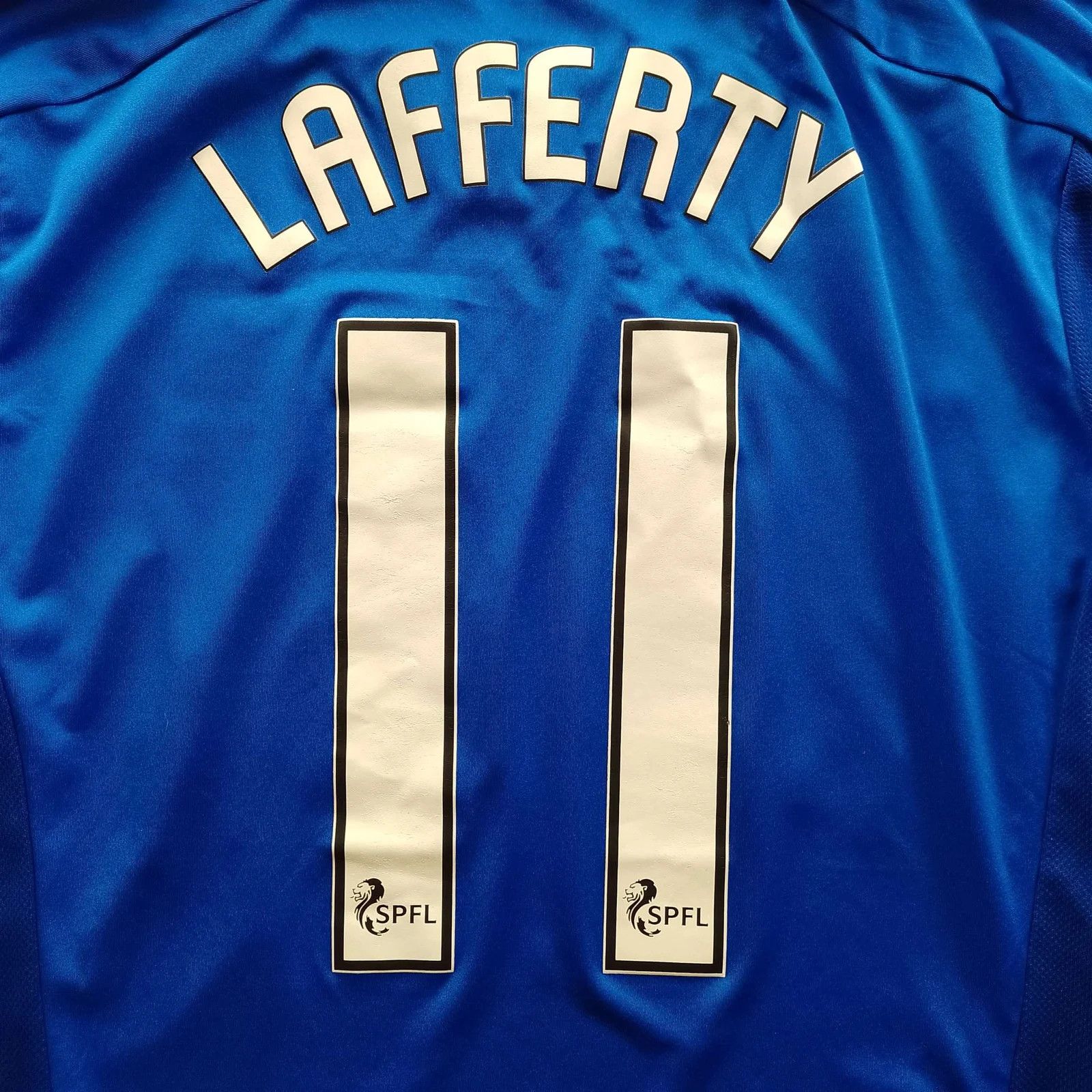 Hummel Rangers 2018-19 Hummel home Lafferty football jersey size S Size US S / EU 44-46 / 1 - 8 Thumbnail