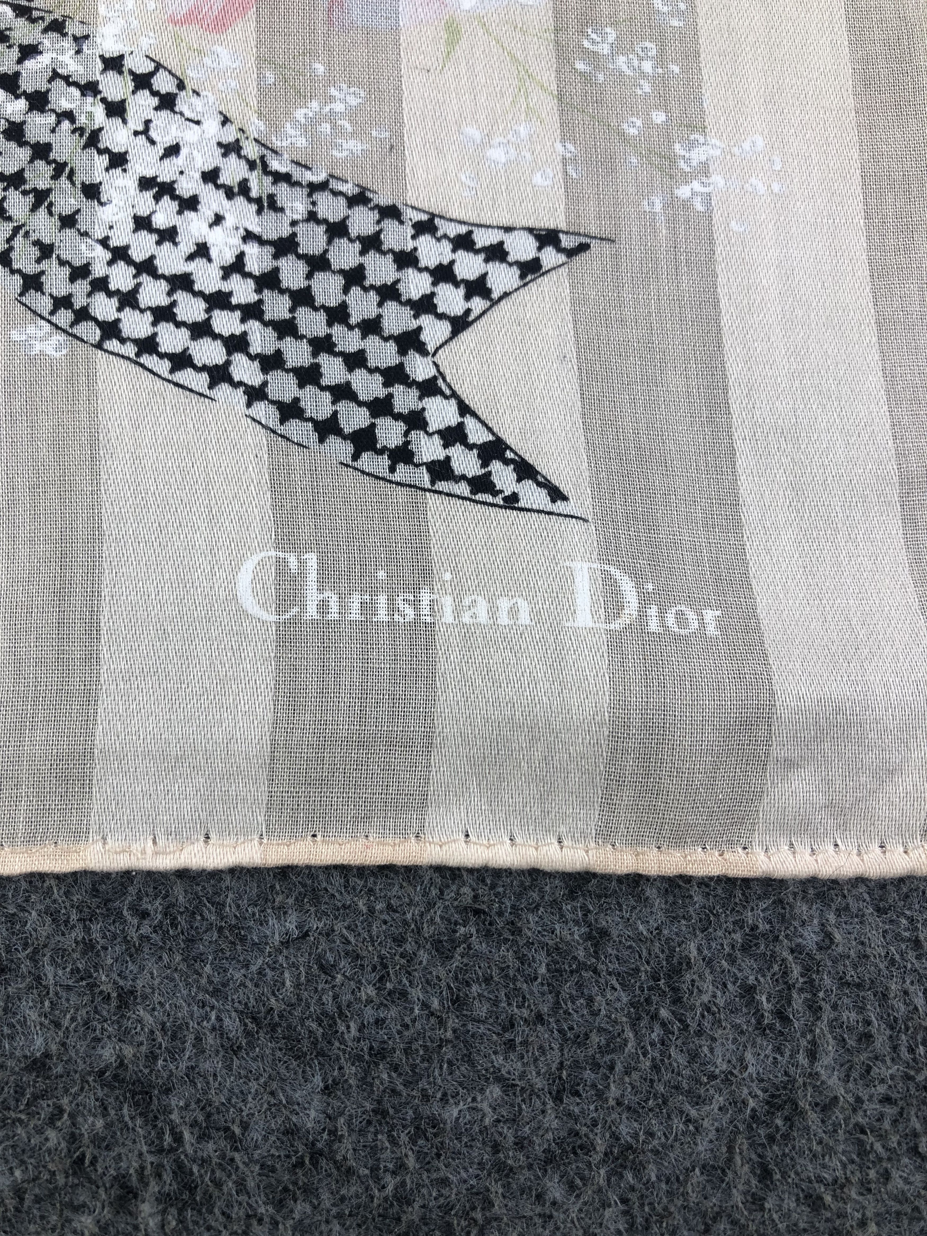 Vintage Christian Dior Handkerchief / Bandana / Neckerchief Size ONE SIZE - 5 Thumbnail
