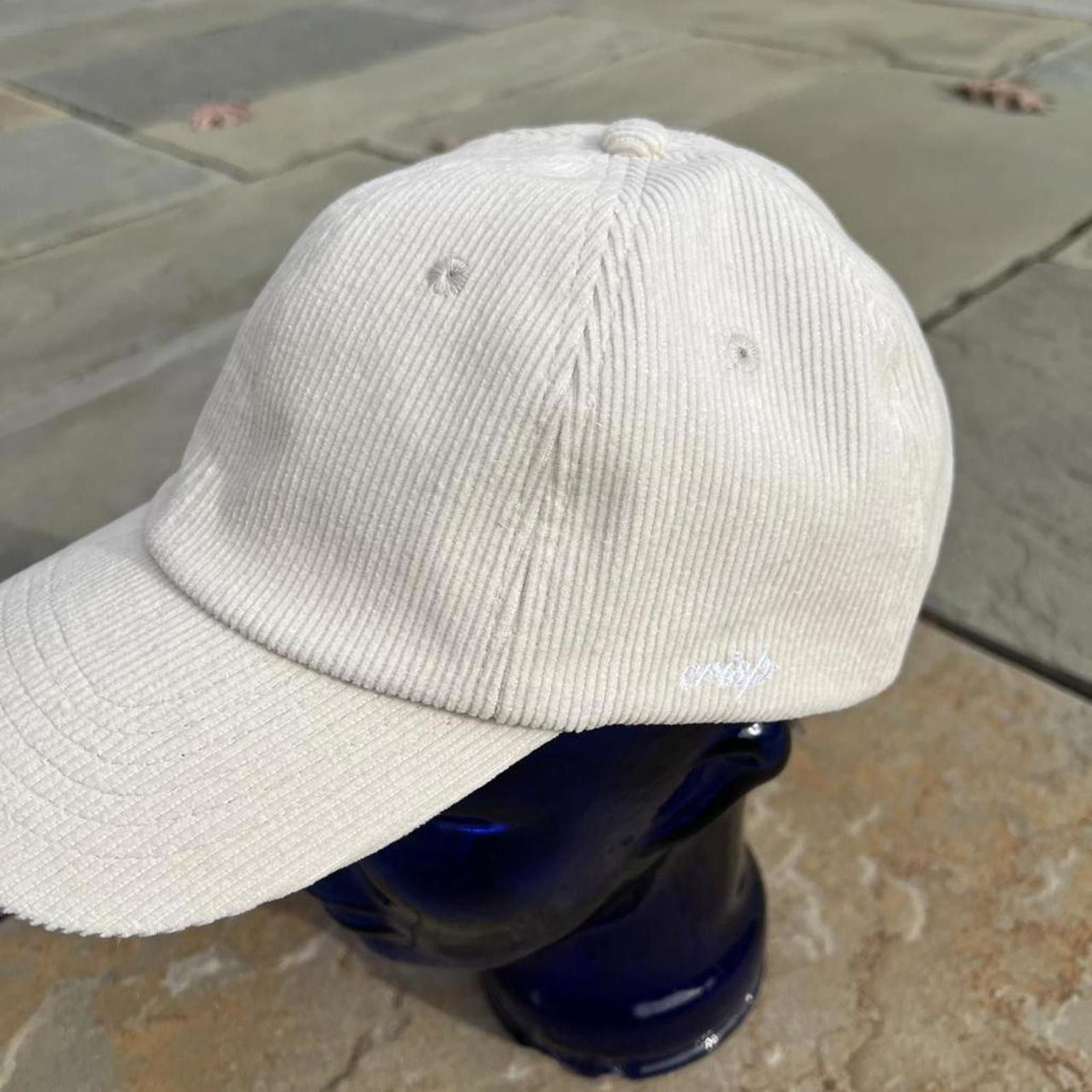 Other Cream Off White Corduroy Strapback Dad Hat Size ONE SIZE - 4 Thumbnail