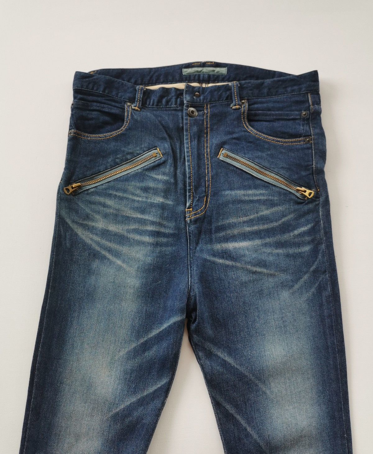 AG Adriano Goldschmied Adriano Goldschmied Article Cord Japan Zip Up Denim erd Size US 31 - 4 Thumbnail