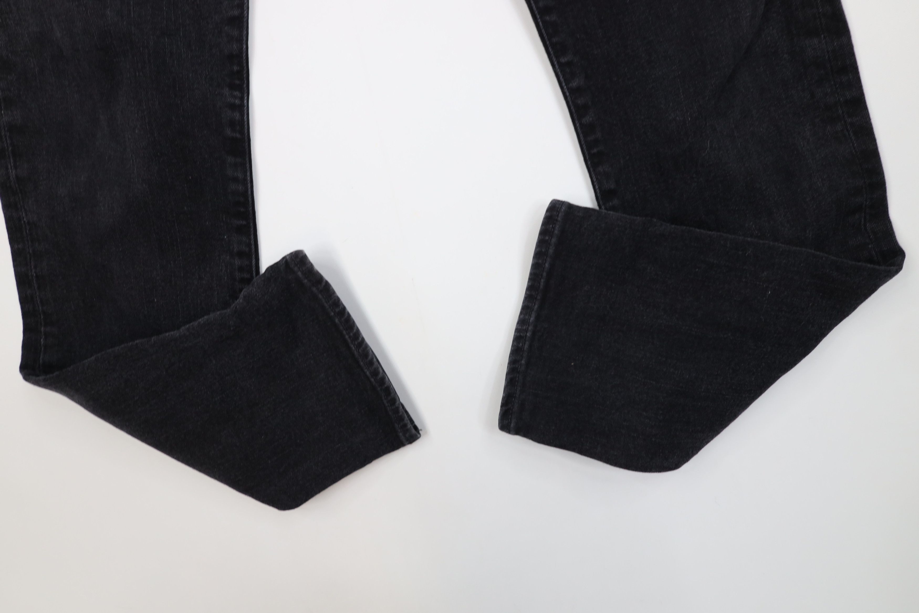 Madewell Madewell Faded Stretch Straight Leg Denim Jeans Black Size US 32 / EU 48 - 5 Thumbnail