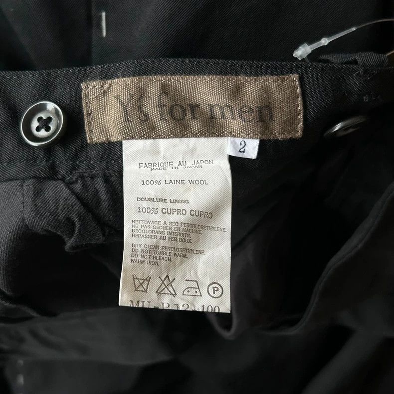 Yohji Yamamoto Yohji Yamamoto size 3 03. Hand-sewn open-line trousers 250 Size US 30 / EU 46 - 8 Thumbnail