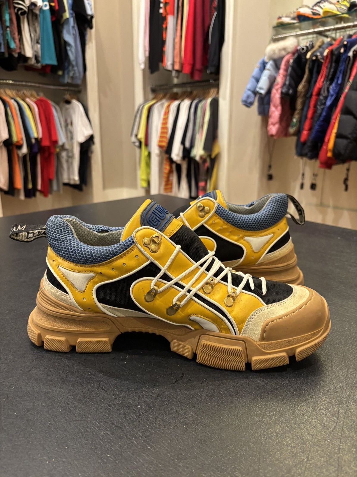 Gucci Gucci Flashtrek Brown Size US 11 / EU 44 - 3 Thumbnail