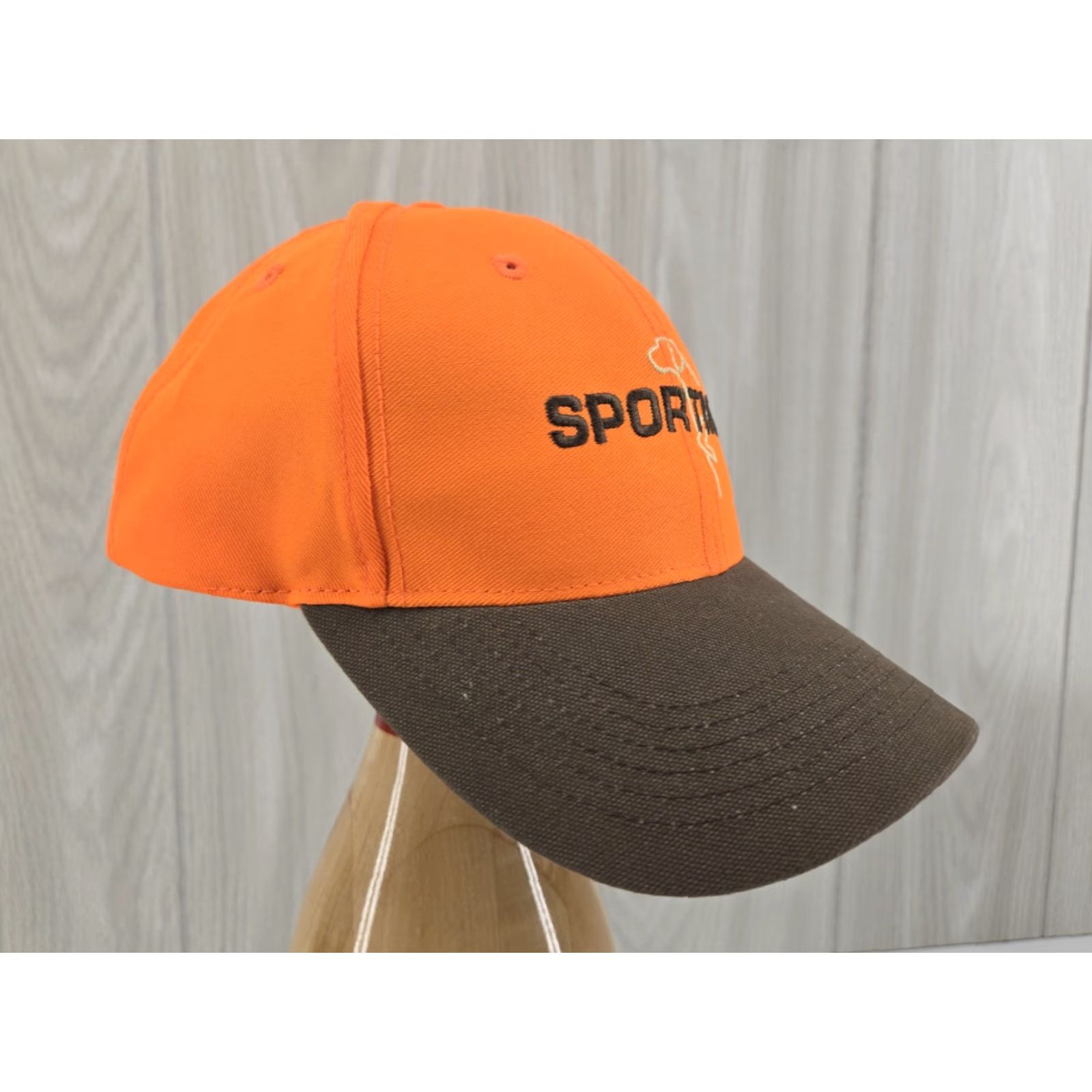 Vintage SPORTMIX PET FOOD Hat Orange Brown Adjustable Snapback Size ONE SIZE - 3 Thumbnail