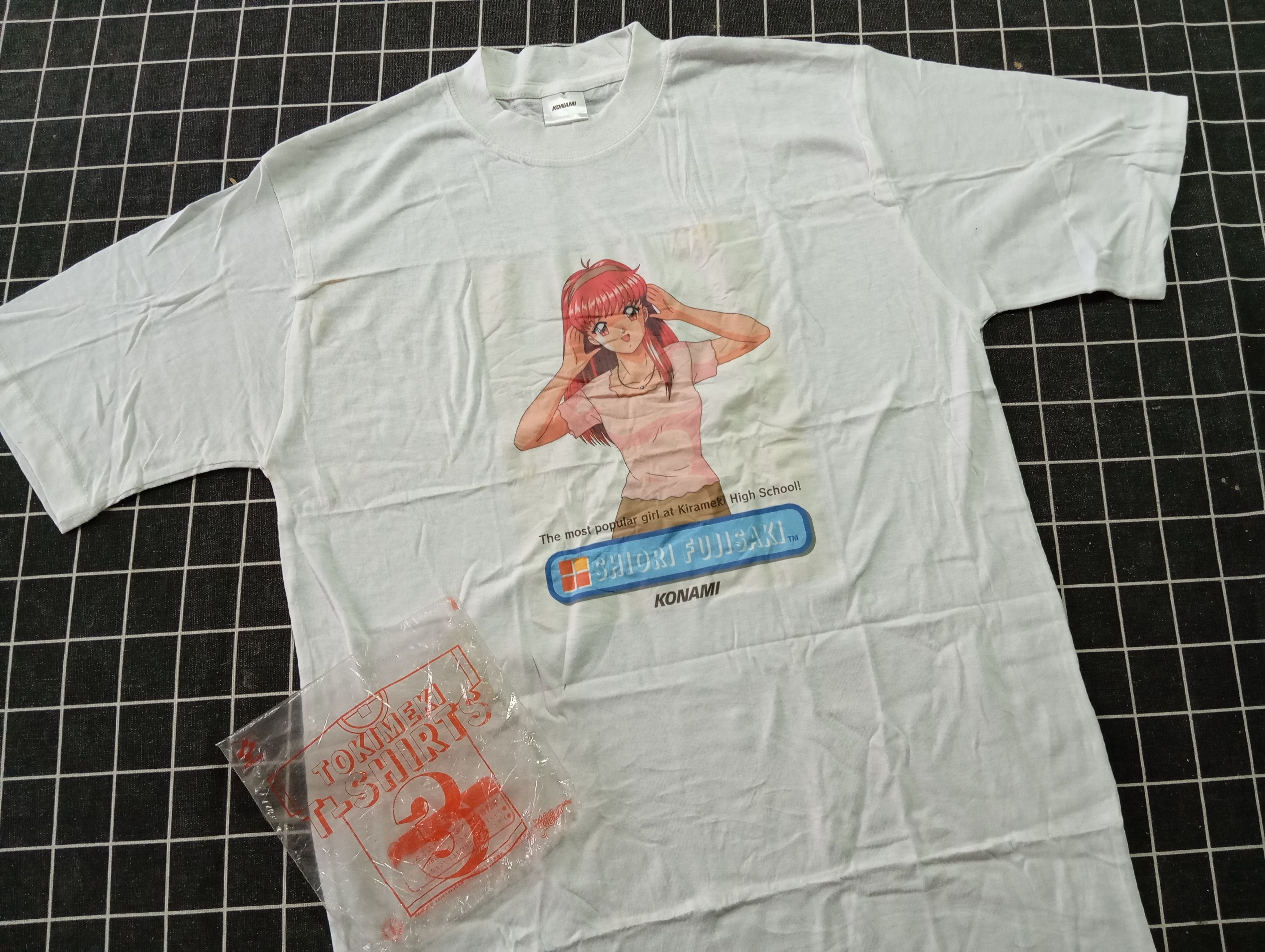 Vintage NOS VTG Tokimeki Memorial tshirt anime 💕🎮 Size US M / EU 48-50 / 2 - 2 Thumbnail