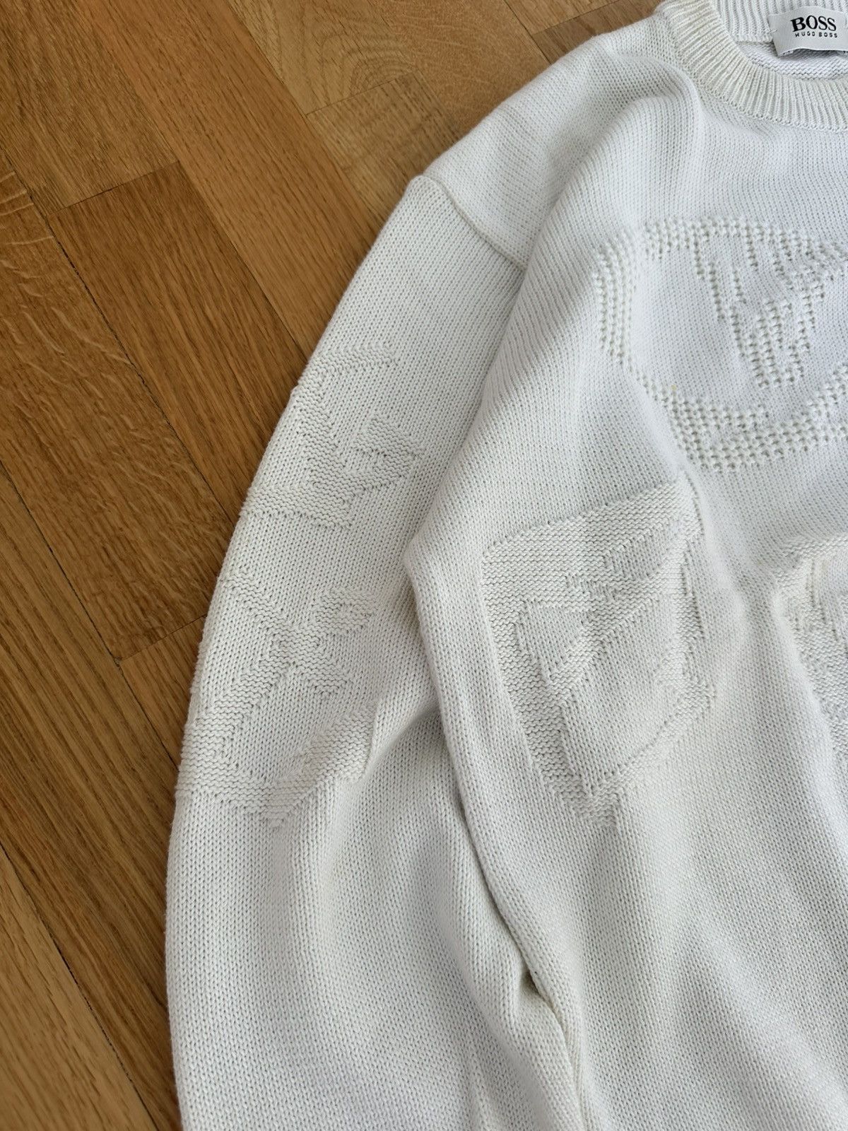 Hugo Boss West Germany 90’s Hugo Boss Sea Embroidered Sweater Knit Size US L / EU 52-54 / 3 - 9 Thumbnail