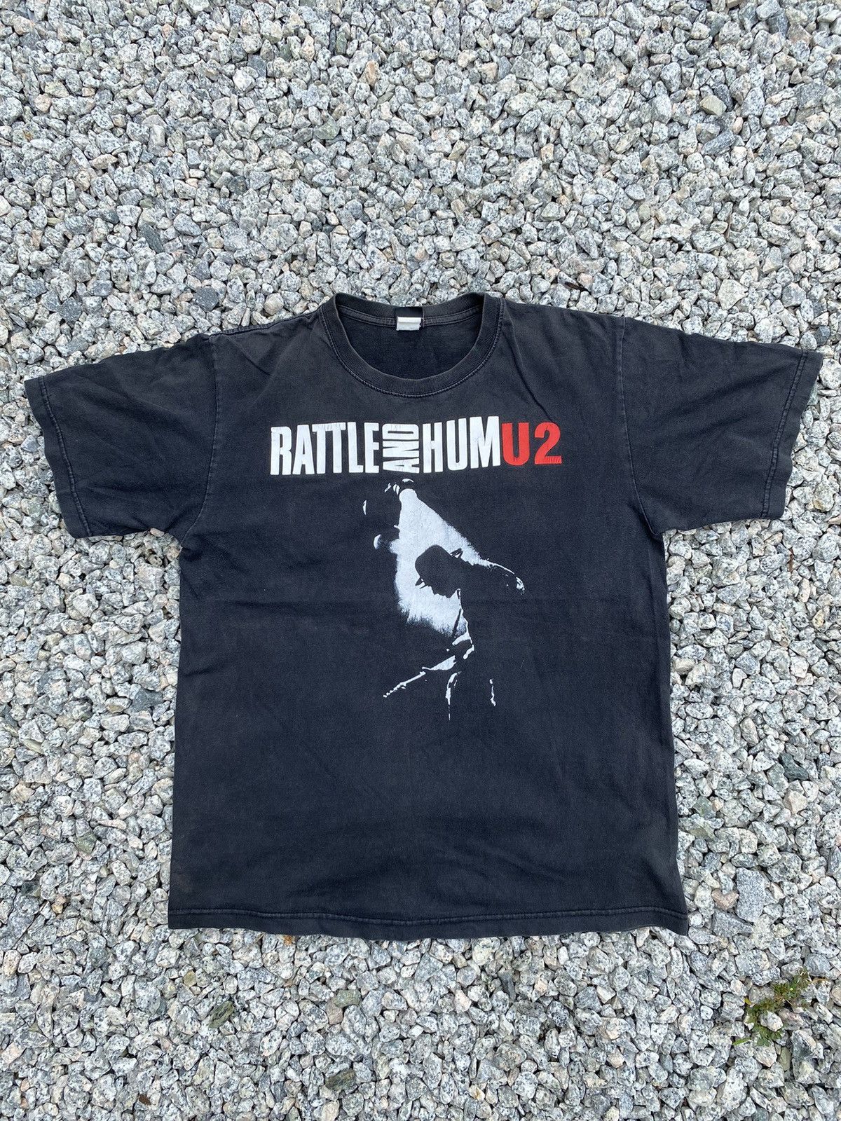 Vintage Rare Vintage U2 Rattle And Hum Album Band Tees Faded Size US L / EU 52-54 / 3 - 2 Thumbnail
