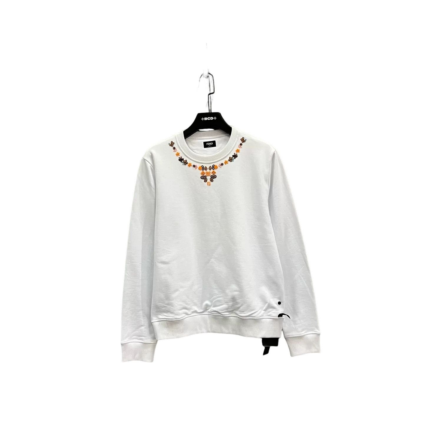 Fendi Fendi Floral Embroidered Sweatshirt Size M Size US M / EU 48-50 / 2 - 1 Thumbnail