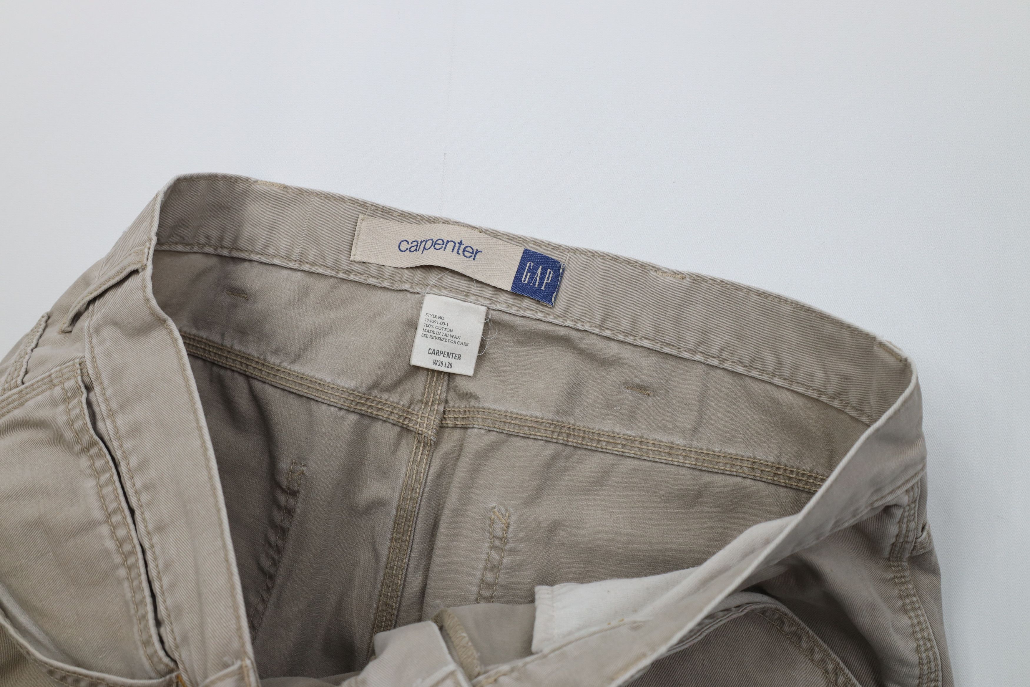 Gap Vintage Y2K Gap Carpenter Wide Leg Pants Cotton Workwear Size US 38 / EU 54 - 9 Thumbnail