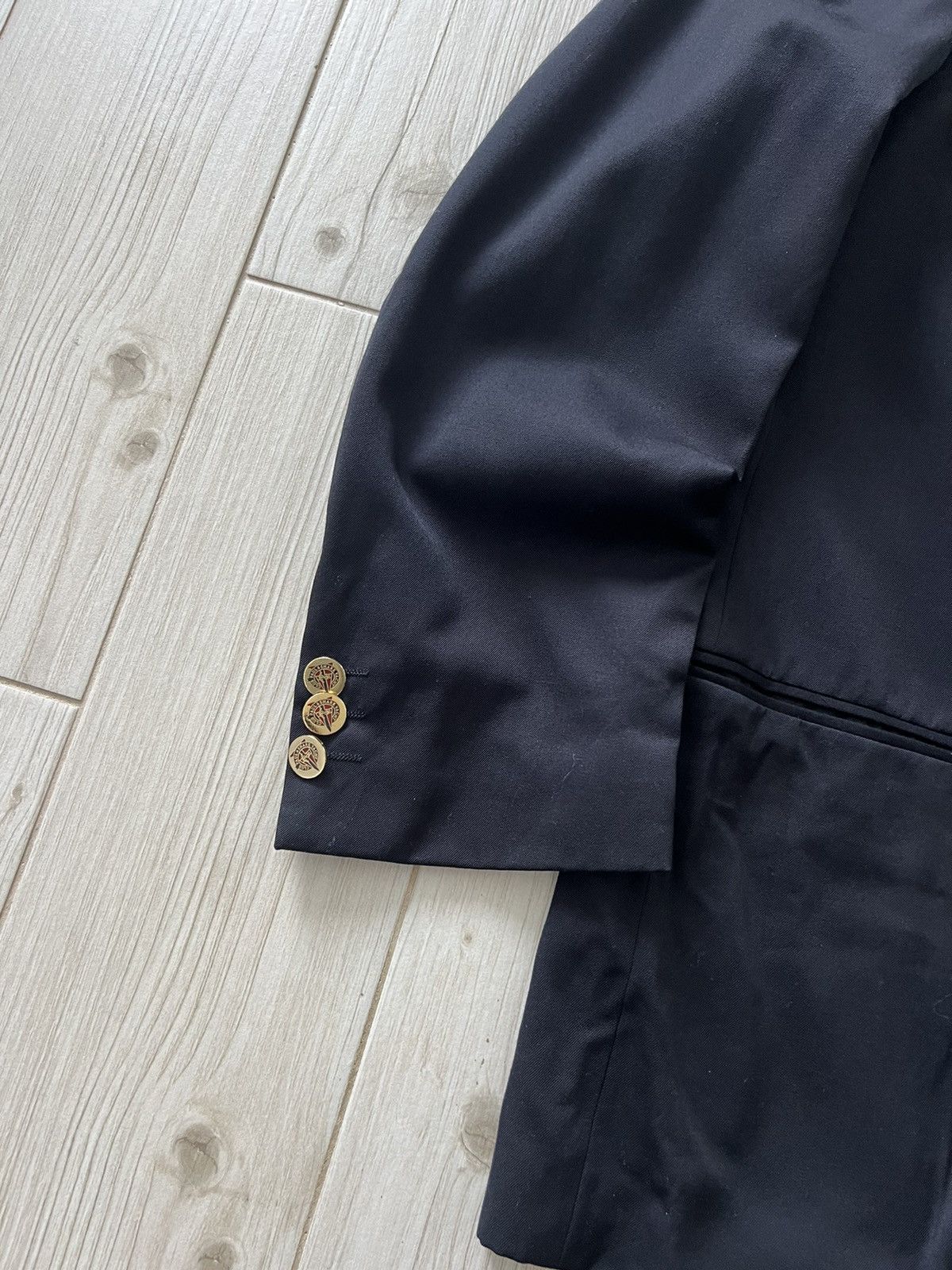 Paul & Shark Paul Shark Double Breasted Blazer Black Gold Buttons Classic Size US L / EU 52-54 / 3 - 5 Thumbnail