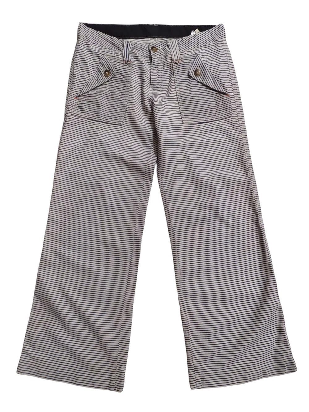 Japanese Brand Sun Lucas Japan Stripes Flare Pants Size 30" / US 8 / IT 44 - 1 Thumbnail