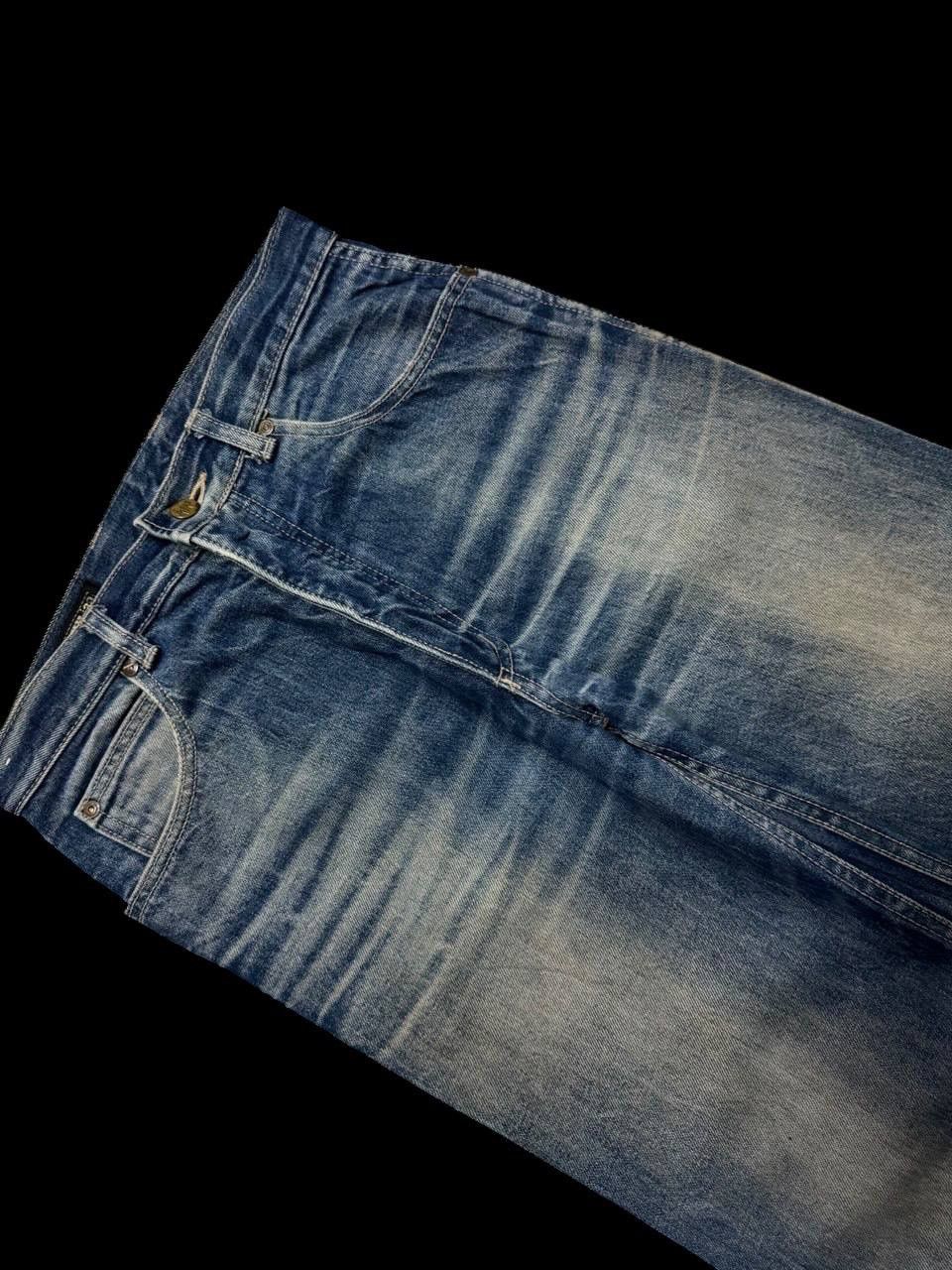 Japanese Brand BAGGY 90s Blue Way Rusty Mudwash Sick Style Distressed Jeans Size US 29 - 7 Thumbnail