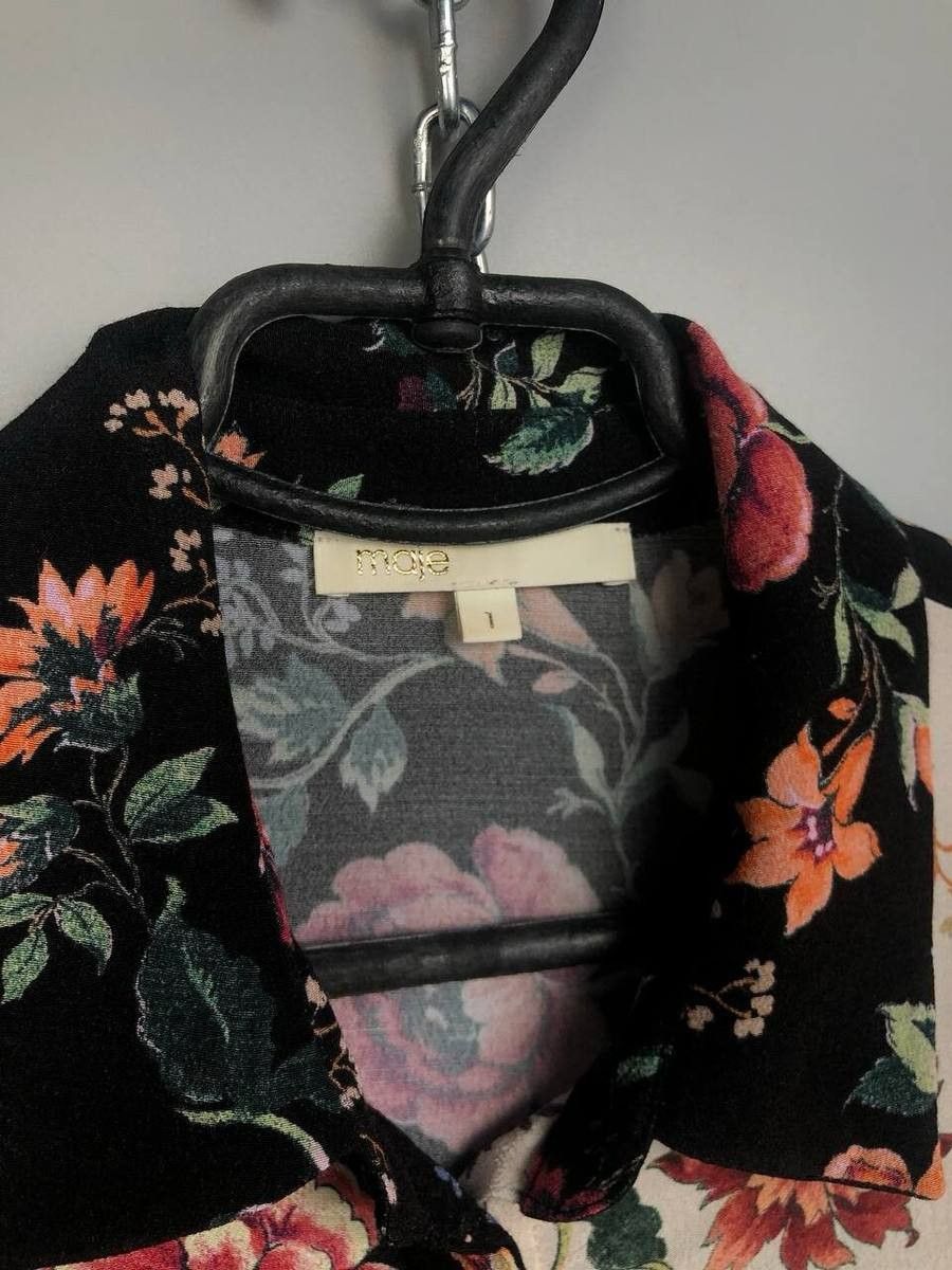 Maje Maje Printed Multicolor Blouse Size 1 Size S / US 4 / IT 40 - 5 Thumbnail