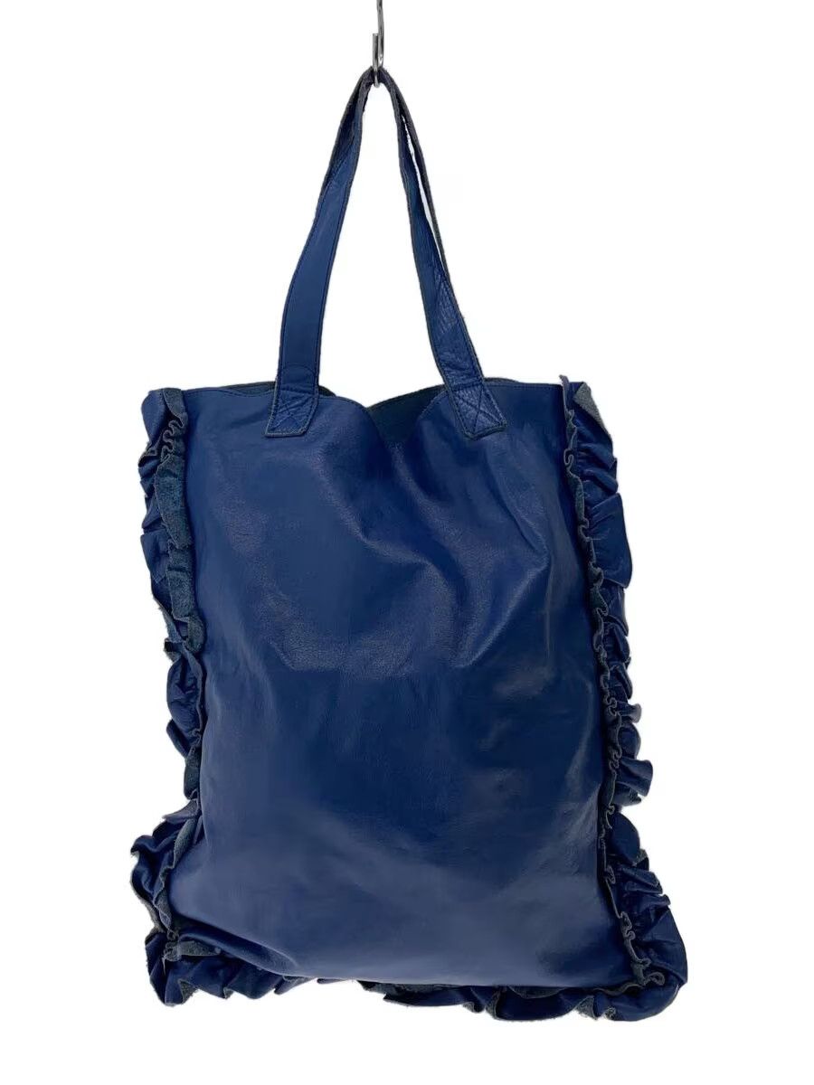 Comme des Garcons Cowhide Leather Frill Tote Bag Size ONE SIZE - 1 Thumbnail