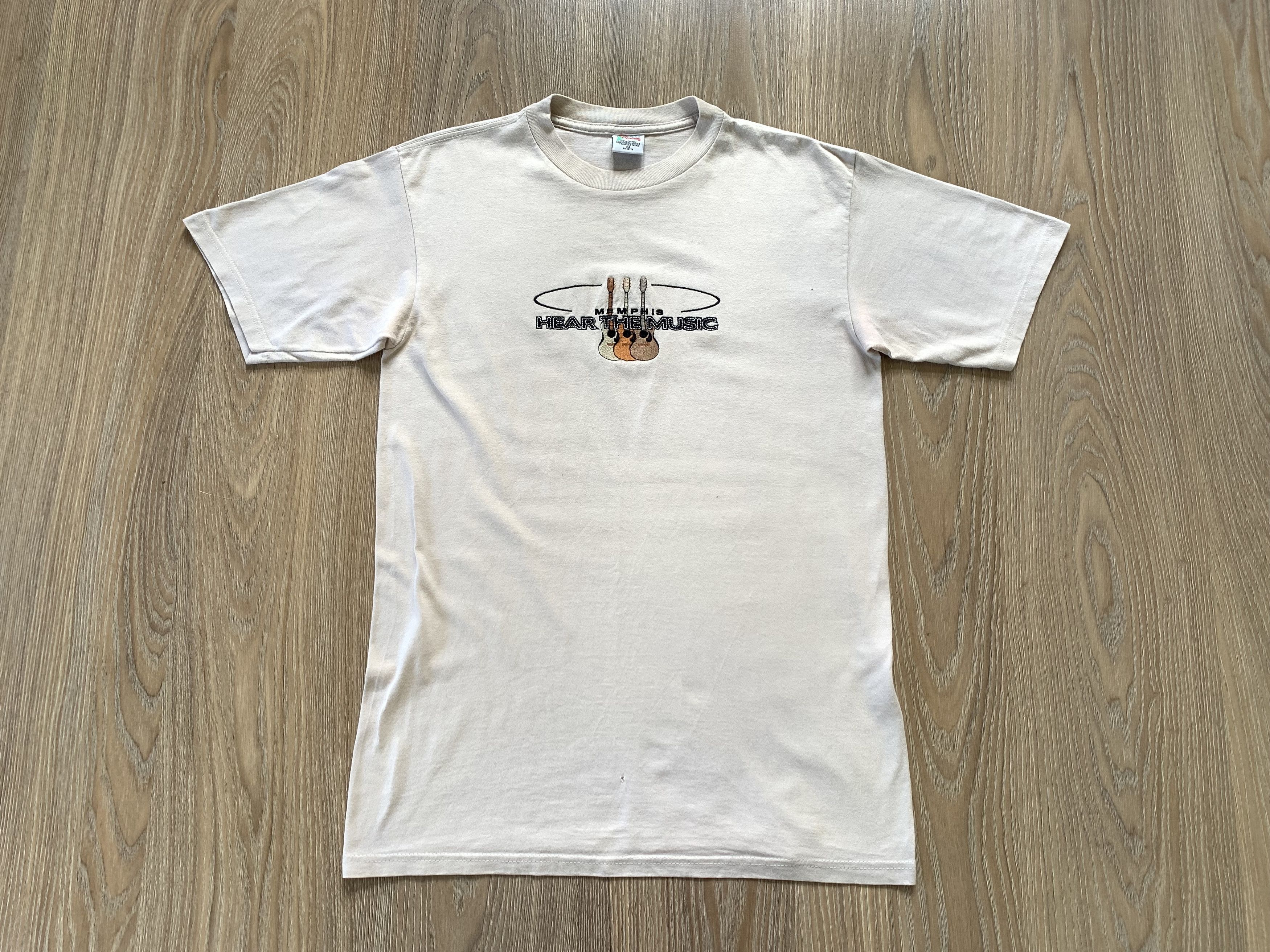 Band Tees × Vintage Vintage Memphis Hear The Music Cotton T-Shirt Size US M / EU 48-50 / 2 - 2 Thumbnail