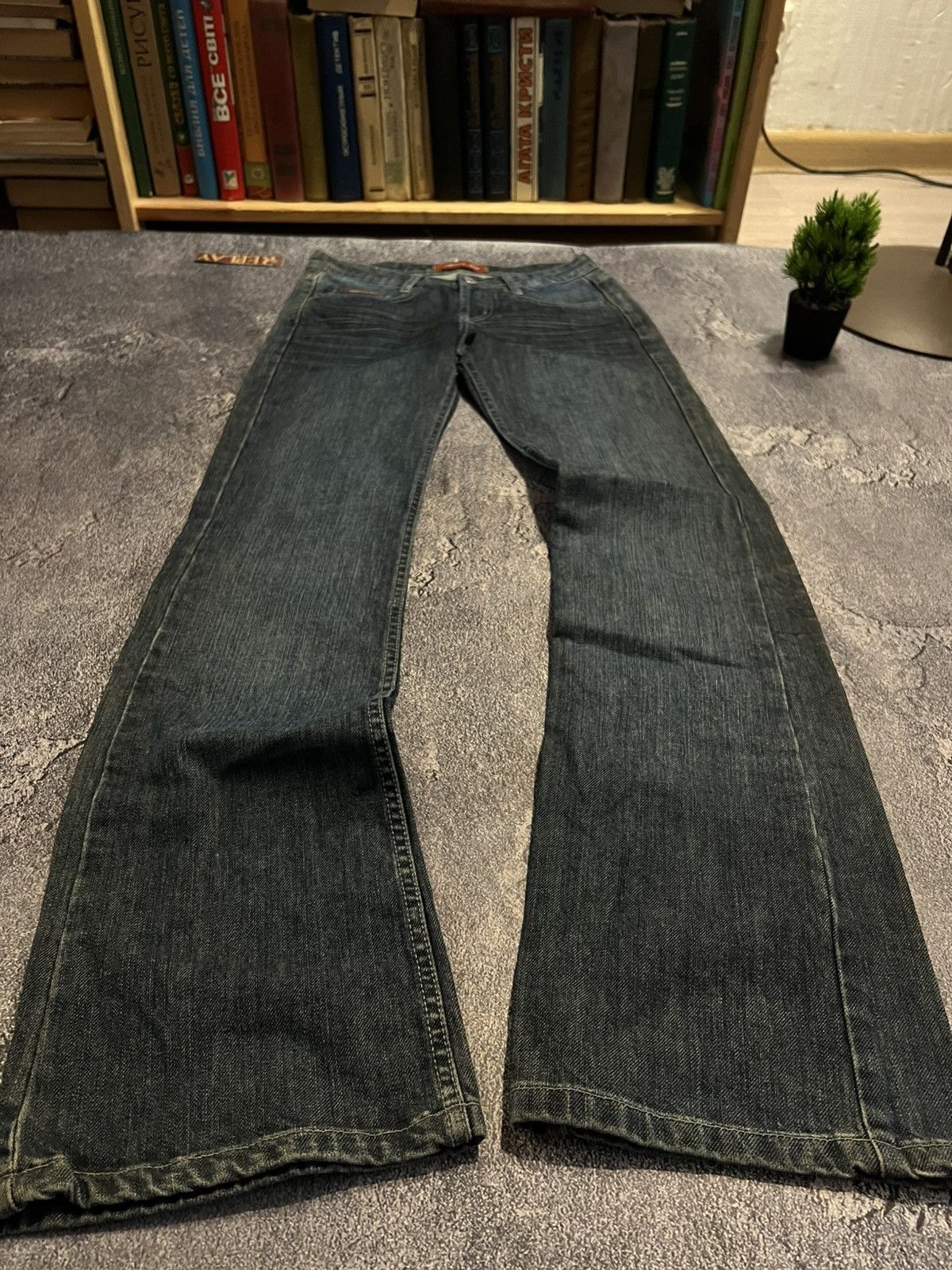Vintage SWAG Archive New Flared Jeans / Y2K Aesthetic Collection 90s Size US 32 / EU 48 - 2 Thumbnail