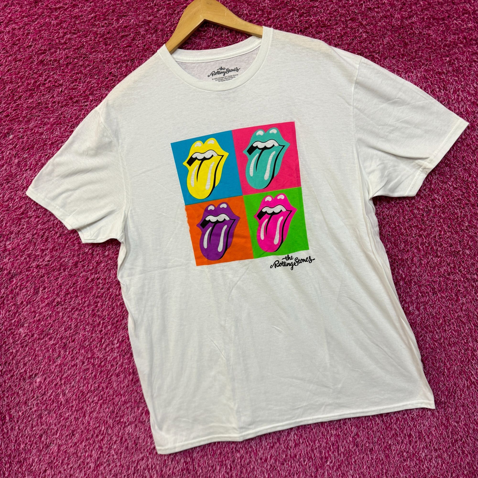The Rolling Stones The Rolling Stones Hot Lips Pop Art Rock Tshirt size XL Size US XL / EU 56 / 4 - 3 Thumbnail