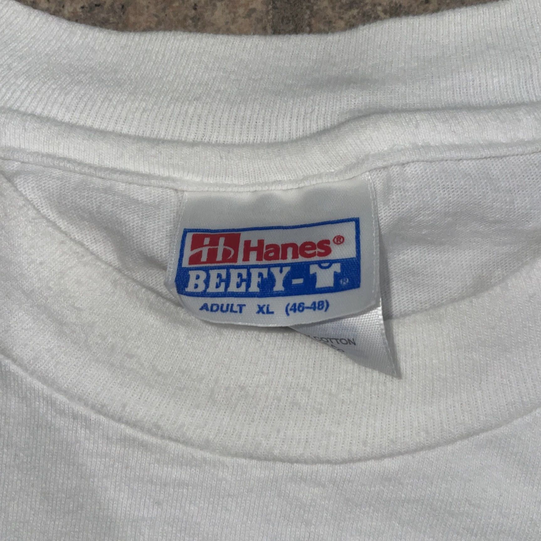 Hanes VINTAGE 1990s Single Stitch Jazz Banjo Graphic T-Shirt Mens XL White Hanes T-Shirt Mens XL Jazz Banjo Graphic T-Shirt VTG 1990s Size US XL / EU 56 / 4 - 3 Thumbnail