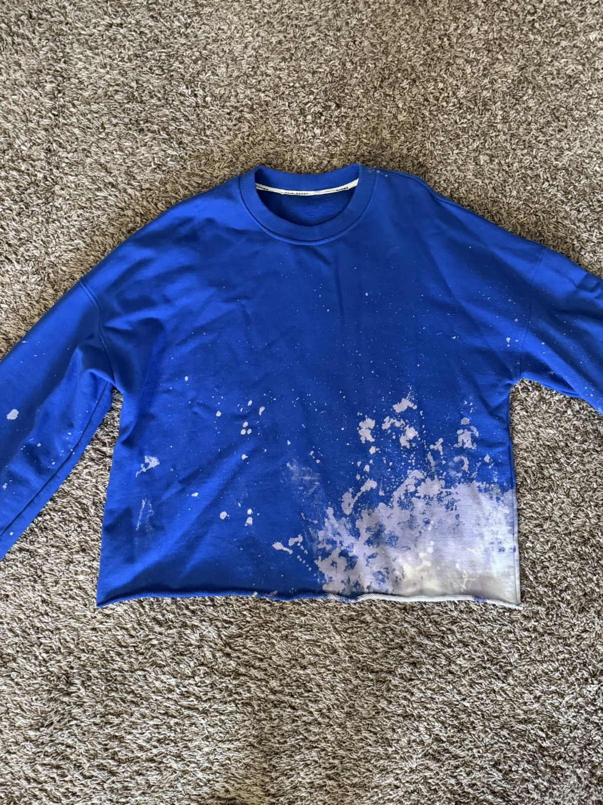 Eric Payne Eric Payne Blue Bleached Crewneck Size US M / EU 48-50 / 2 - 1 Thumbnail