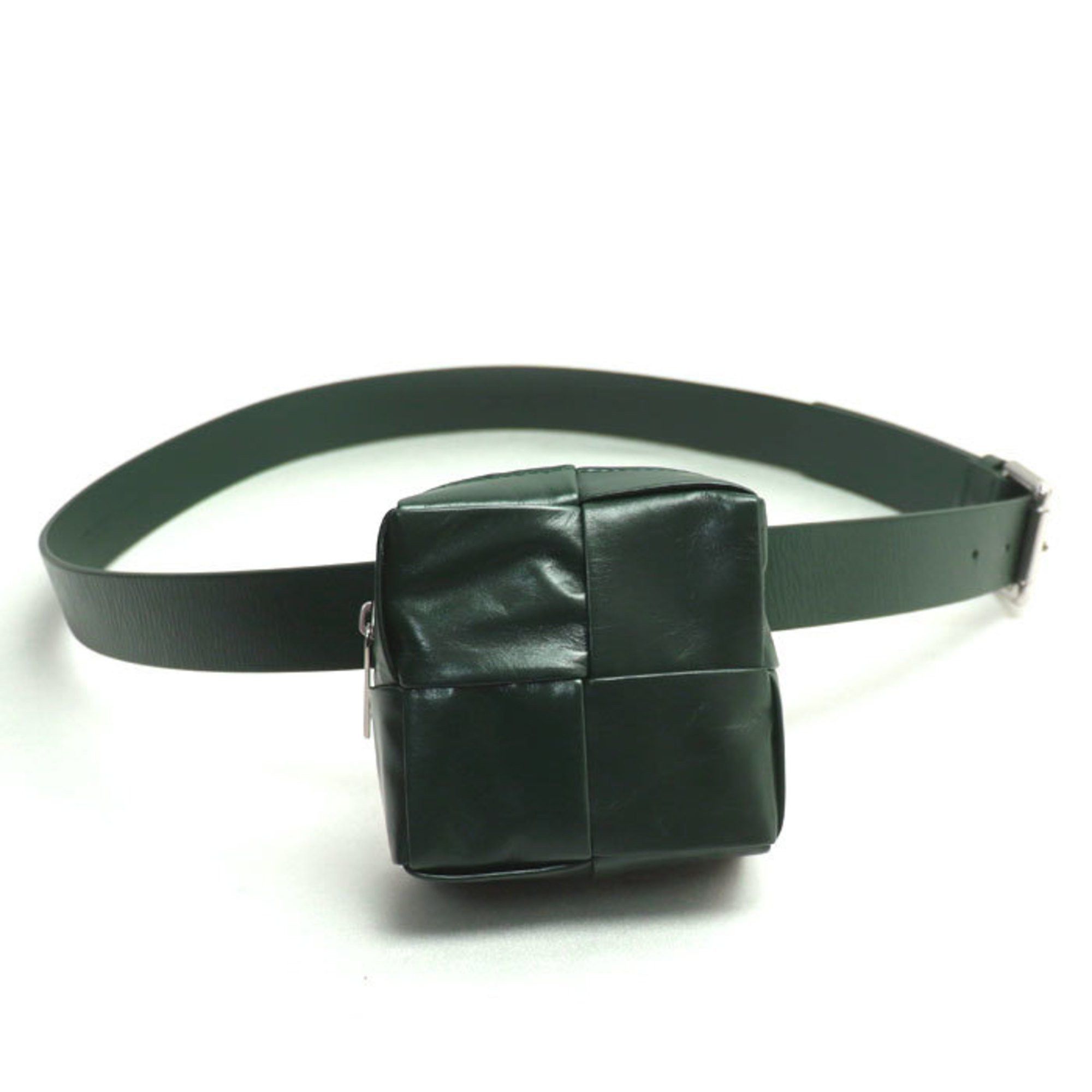 Bottega Veneta BOTTEGAVENETA Bottega Veneta Intrecciato Leather Belt Bag Waist Dark Green 709342 VA9A5 Men's Size ONE SIZE - 1 Thumbnail