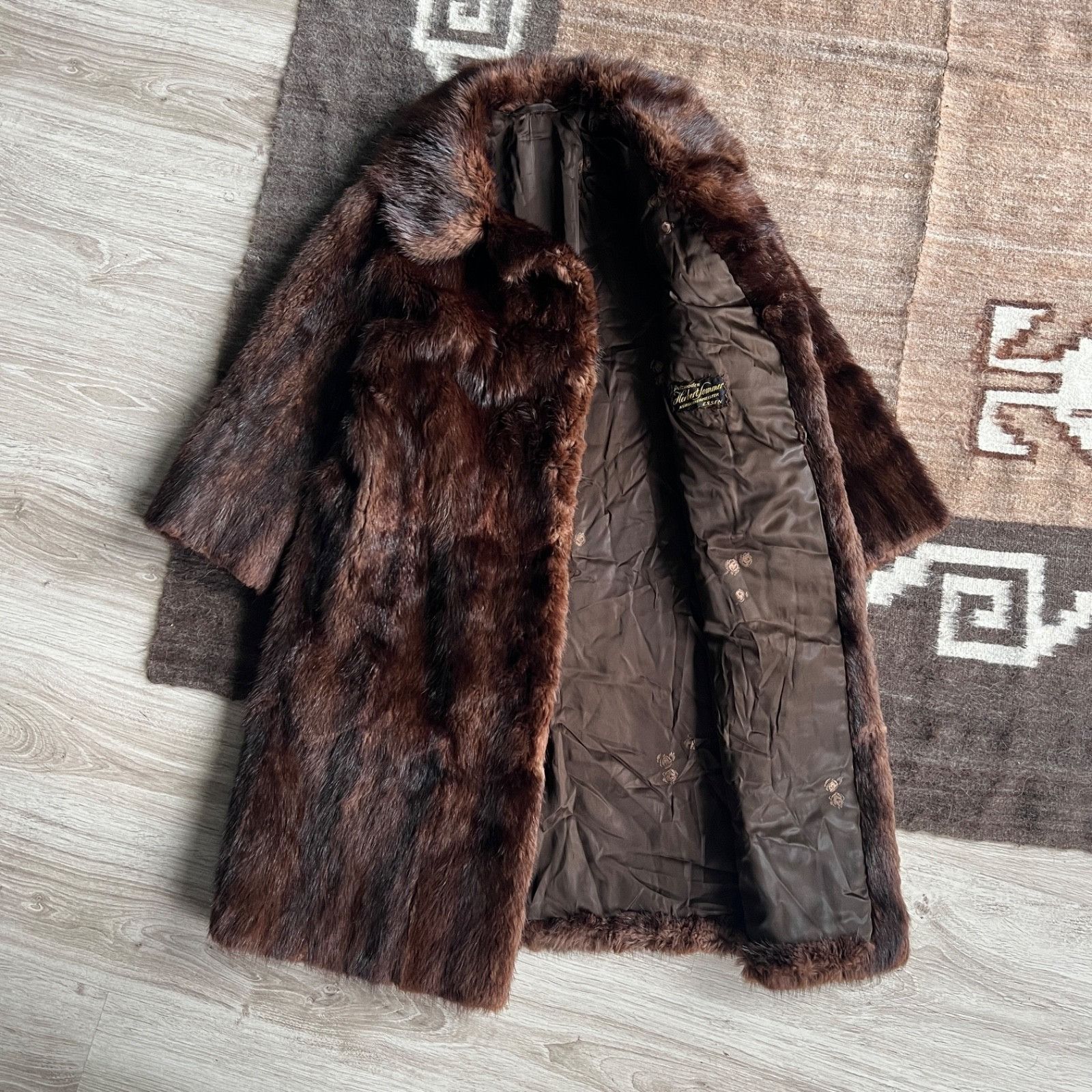 Vintage Vintage Real Fur 60s 70s Long Coat 9906AC Size L / US 10 / IT 46 - 6 Thumbnail