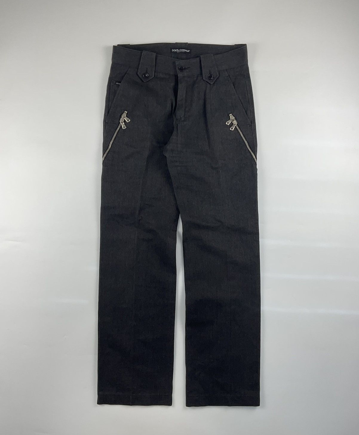 Dolce & Gabbana Dolce & Gabbana F/W'03 Anatomic Zip Pants Size US 30 / EU 46 - 1 Thumbnail