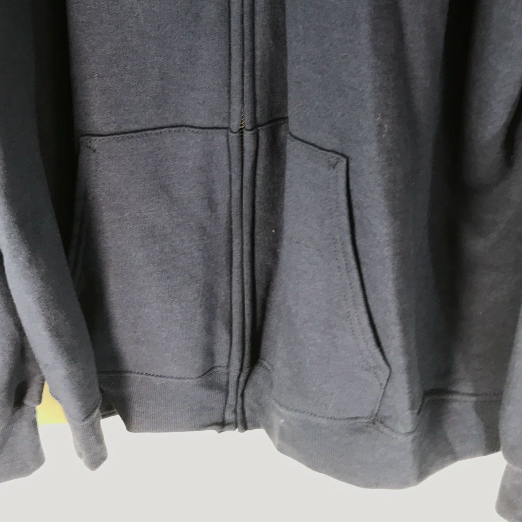 Hanes Hanes Ecosmart Mens Long Sleeves Navy Blue Full Zip Hoodie Jacket Size Large Size US L / EU 52-54 / 3 - 4 Thumbnail