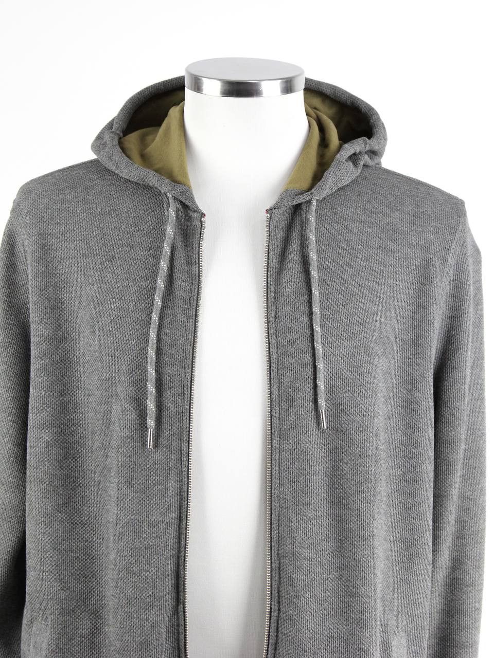 Ted Baker TED BAKER Knitted lightweight hoodie with zipper Size US XXL / EU 58 / 5 - 7 Thumbnail
