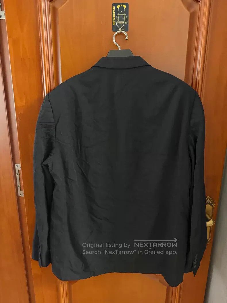 Balenciaga Balenciaga Black Lustrous Viscose Woolen Blazer Jacket Size US S / EU 44-46 / 1 - 2 Thumbnail