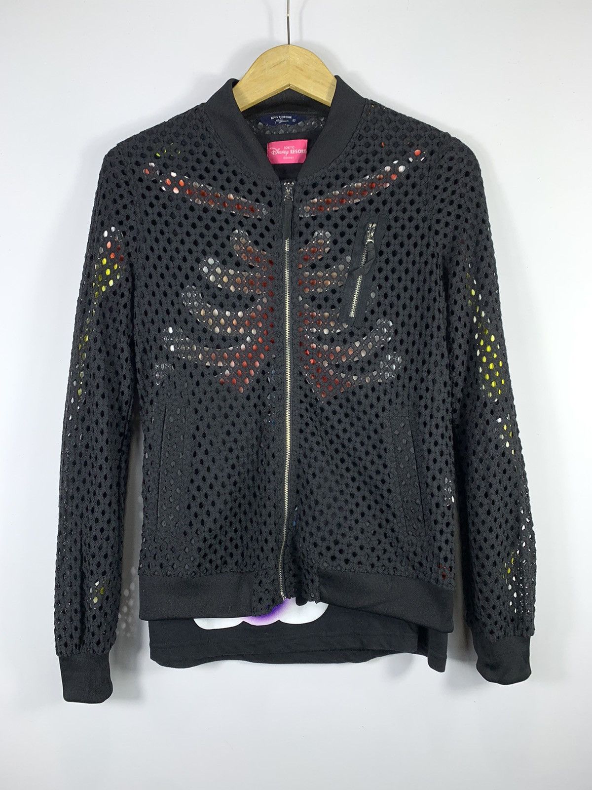 Issey Miyake Crazy Japanese Open Knit Grunge Style Zip Size US M / EU 48-50 / 2 - 1 Thumbnail