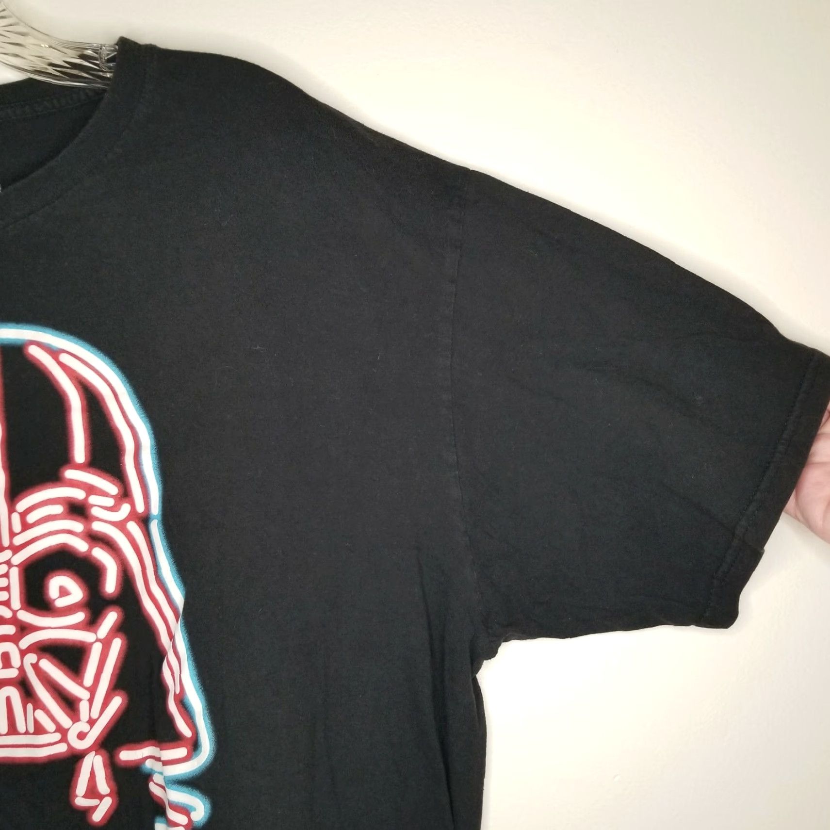 Star Wars STAR WARS Shirt Darth Vader Neon Black 2XL Mens T-Shirt Star Wars Theme 90s style Size US XXL / EU 58 / 5 - 3 Thumbnail